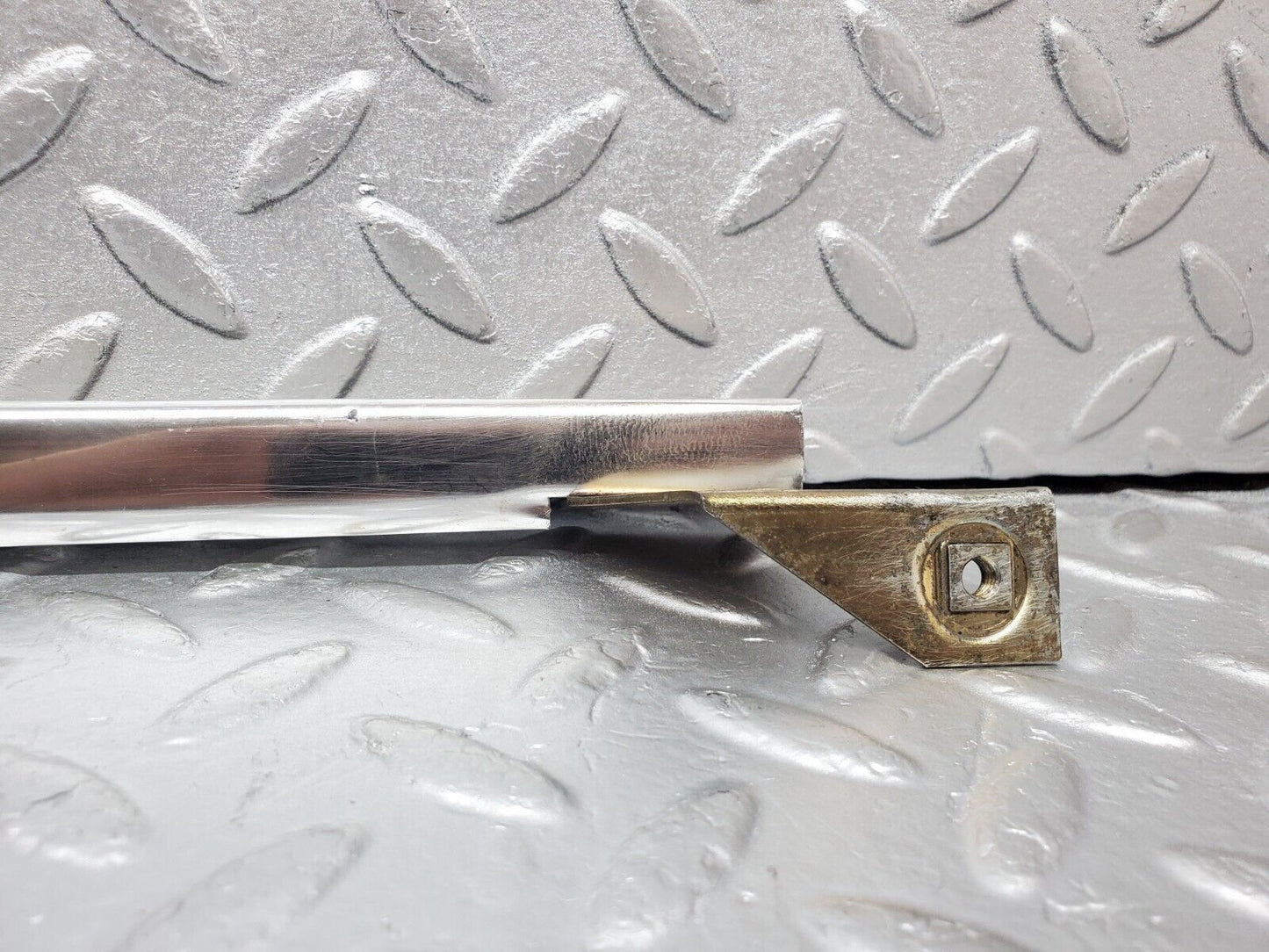 44319 Mercedes-Benz W123 280E Rear Left Chrome Window Channel