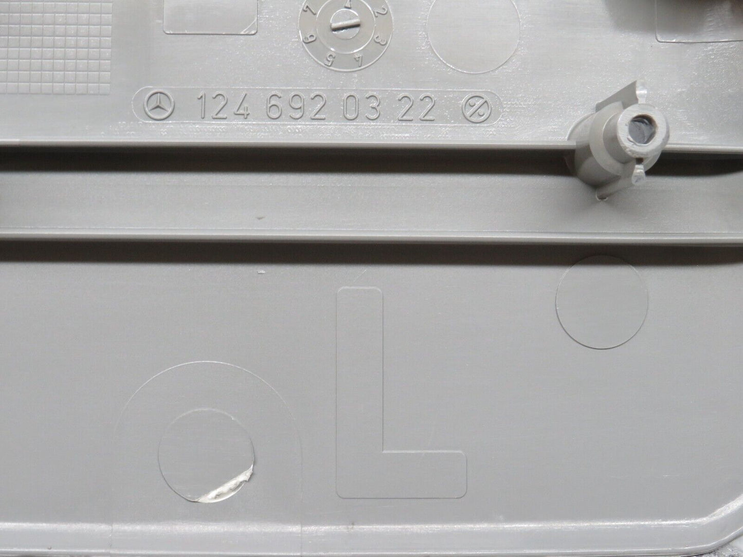 32323 Mercedes-Benz S124 300TE B Pillar Lower Cover Left Side Grey 1246920322