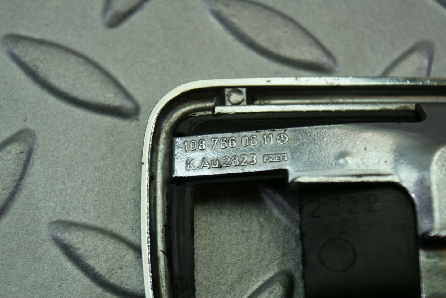 3182 Mercedes-Benz W115 220D Chrome Frame For Door Opener Right 1087660611