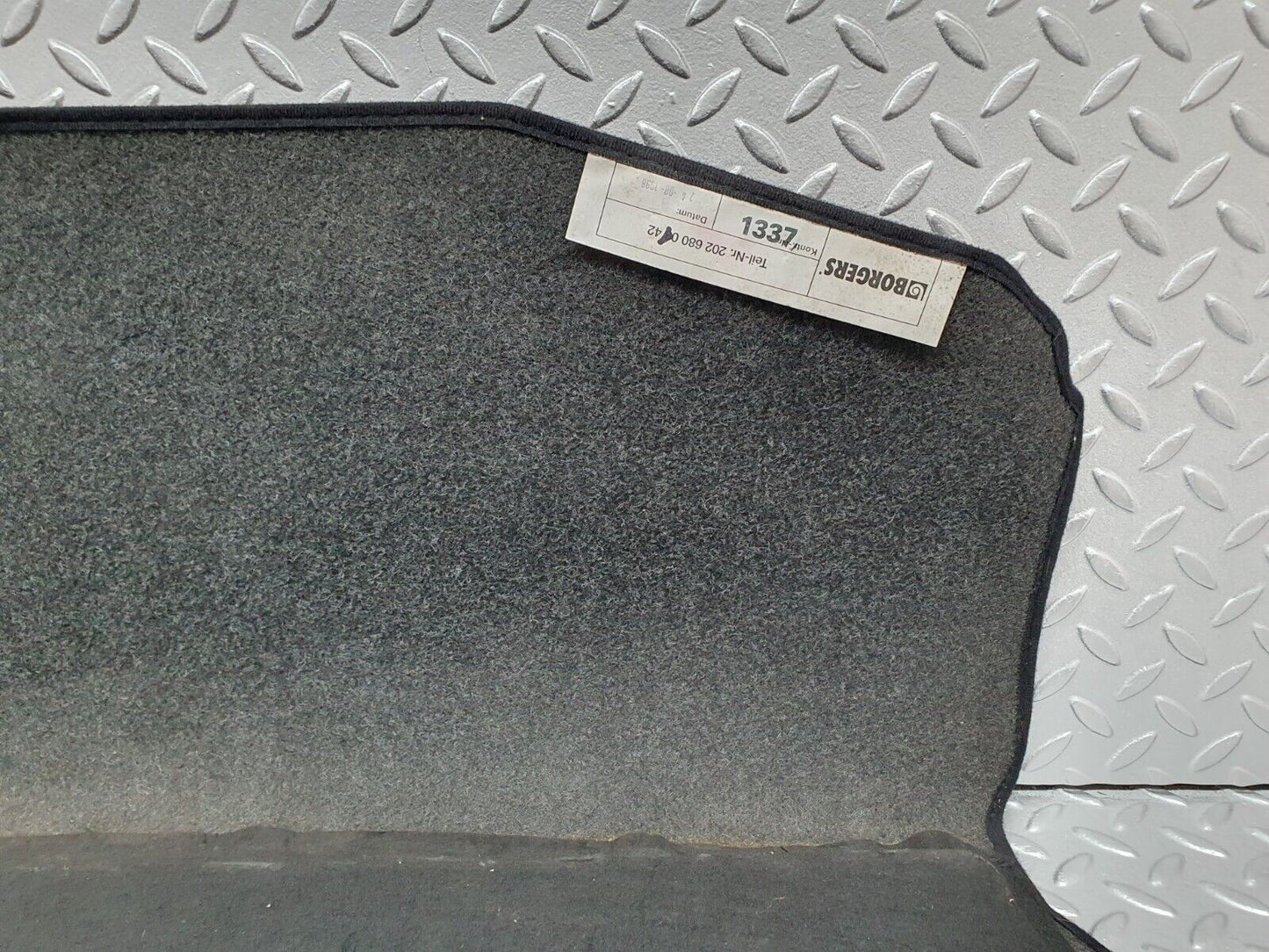 41770 Mercedes-Benz W202 C200 Trunk Boot Floor Carpet 2026800342
