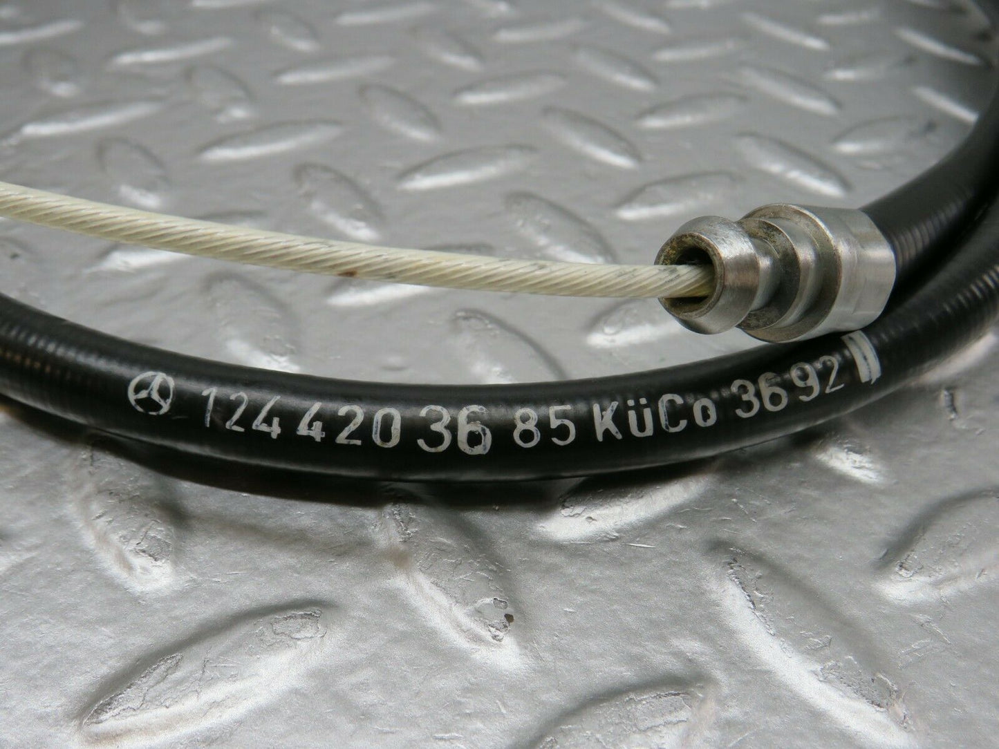 24418 Mercedes-Benz S124 220TE Wagon Handbrake Cable 1244203685