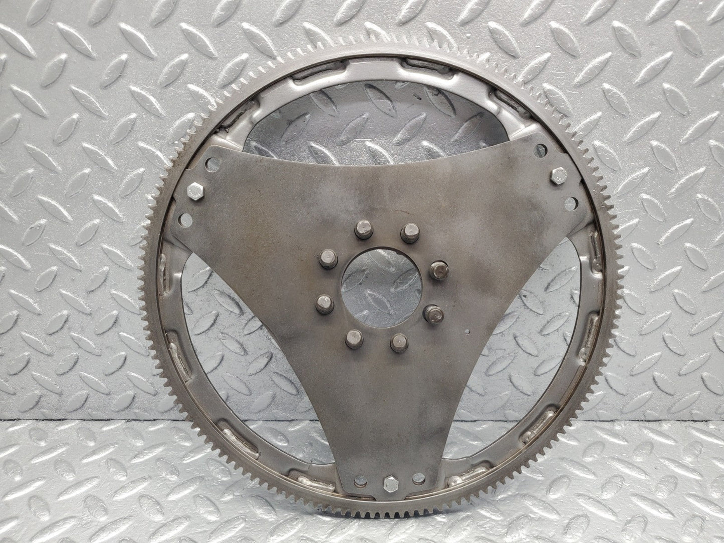 W126 Coupe flywheel starter ring with bolts used OEM