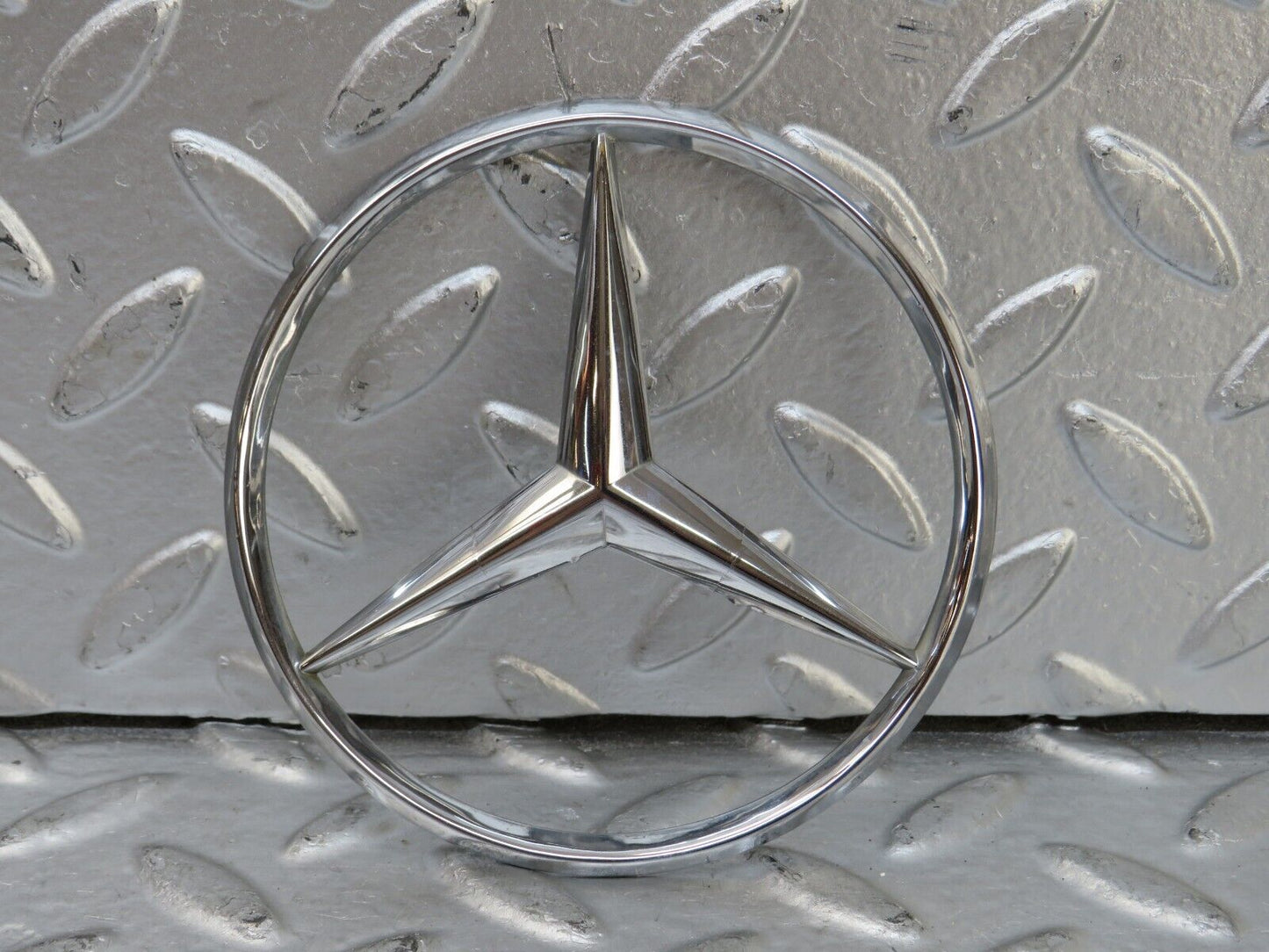 26487 Mercedes-Benz C124 220CE Coupe Chrome Rear Emblem 2017580058