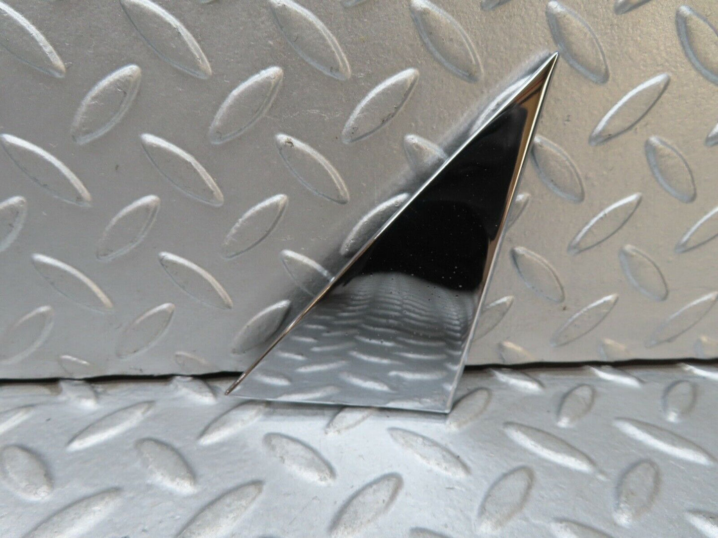 17553 Mercedes-Benz W116 450SEL Left Door Exterior Mirror Chrome Triangle Cover