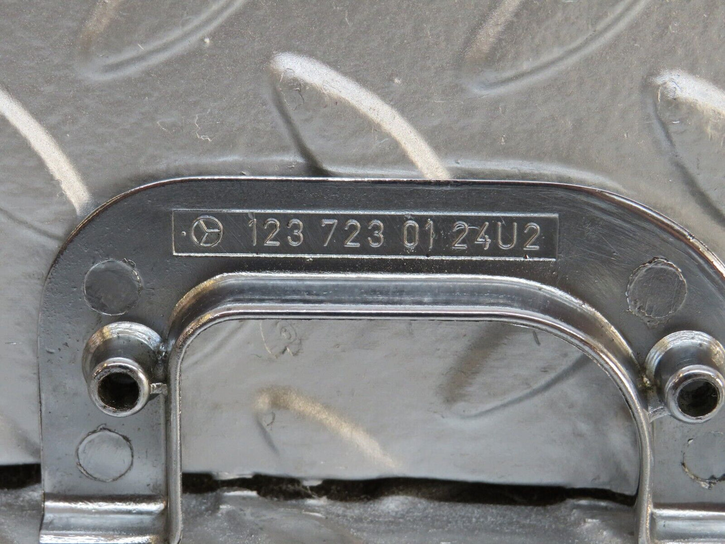 28281 Mercedes-Benz S123 240D Wagon Left Interior Chrome Latch Trim 1237230124
