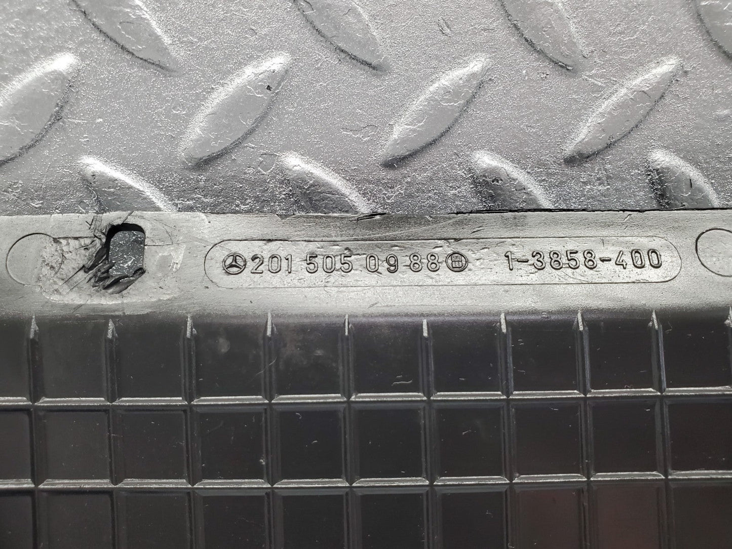 W201 Baby Benz radiator cover panel pair used OEM