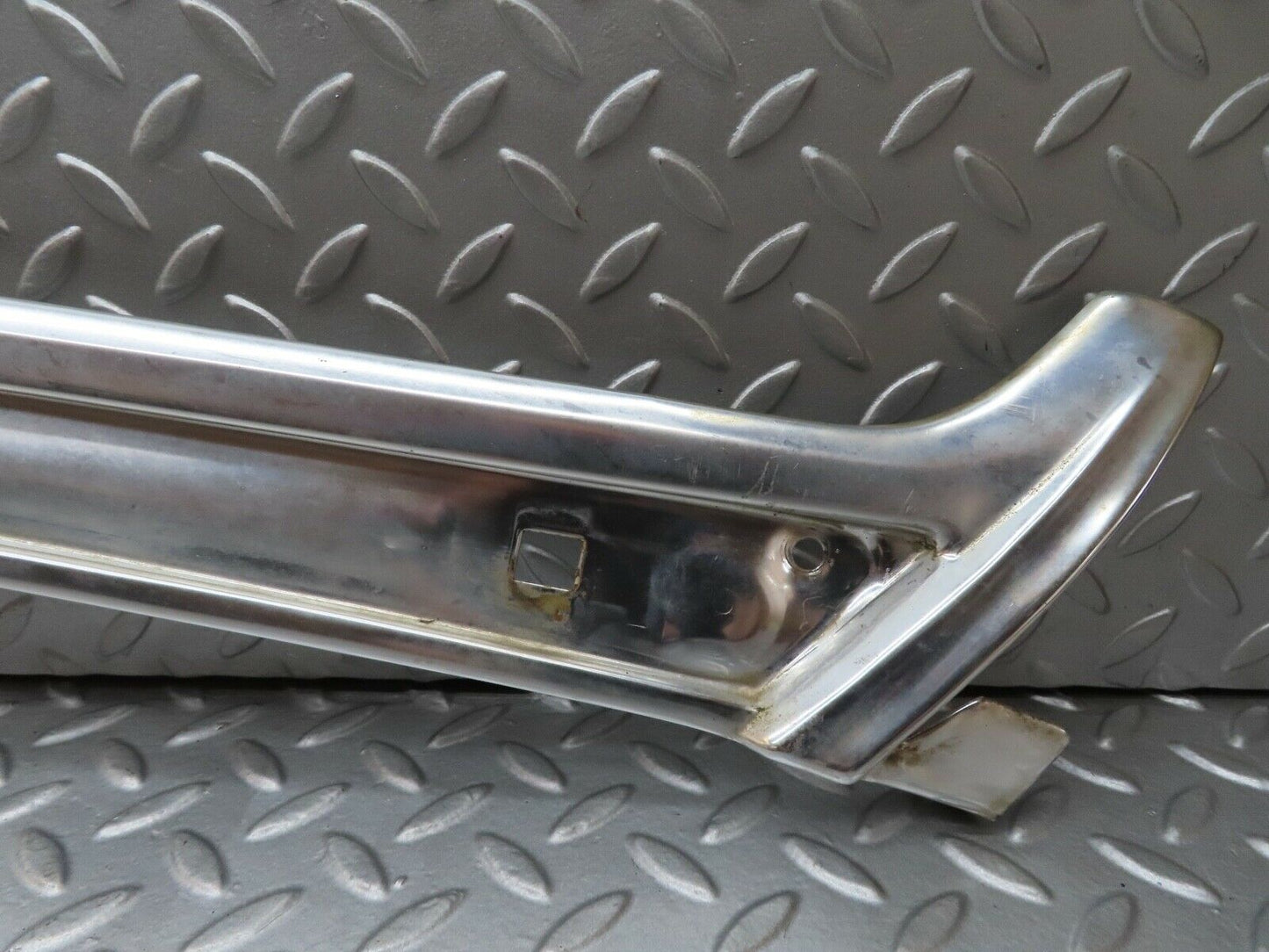 17682 Mercedes-Benz W116 450SEL A Pillar Chrome Moulding Trim Right Side