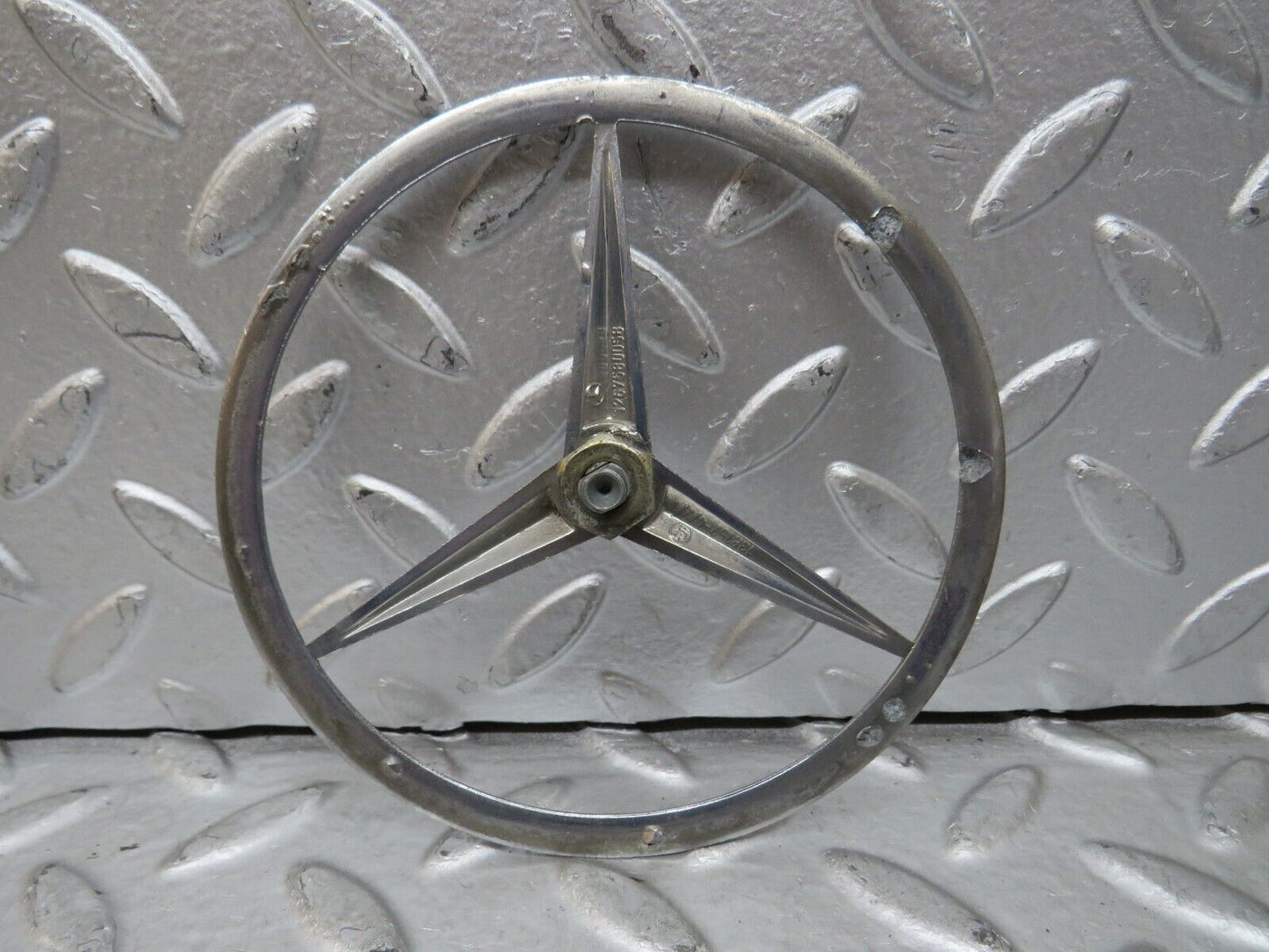 28825 Mercedes-Benz W123 230E Trunk Boot Lid Emblem  1267580058