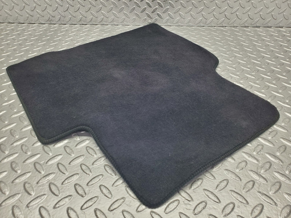 W201 Baby Benz rear right floor mat dark blue used OEM