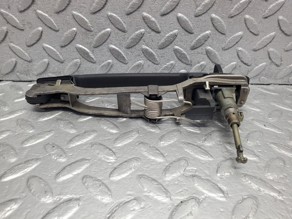 W201 Baby Benz front right door exterior handle with key used OEM
