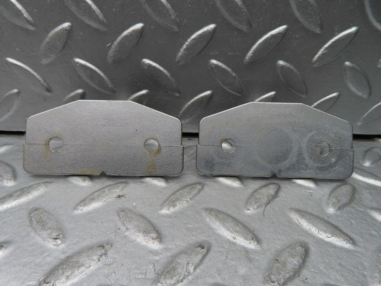 20147 Mercedes-Benz R129 300SL Coupe Front Soft Top Lock Brackets 1297741113