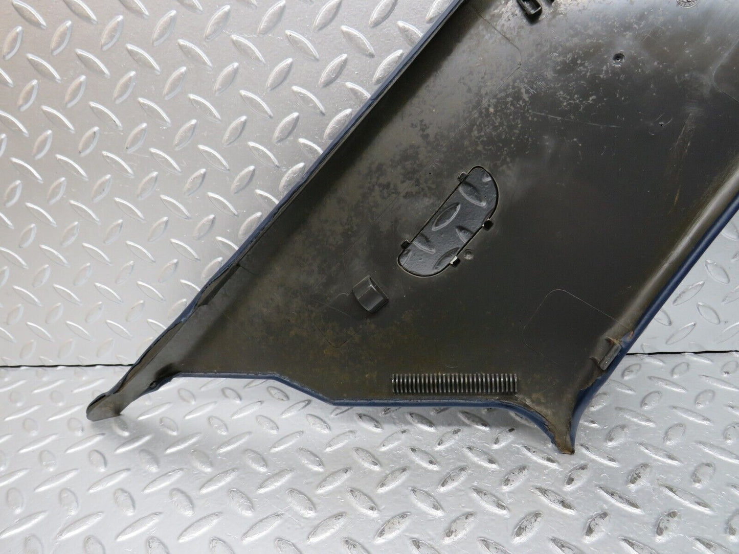 31940 Mercedes-Benz W123 230E C Pillar Cover Panel Right Side Blue 1236900425
