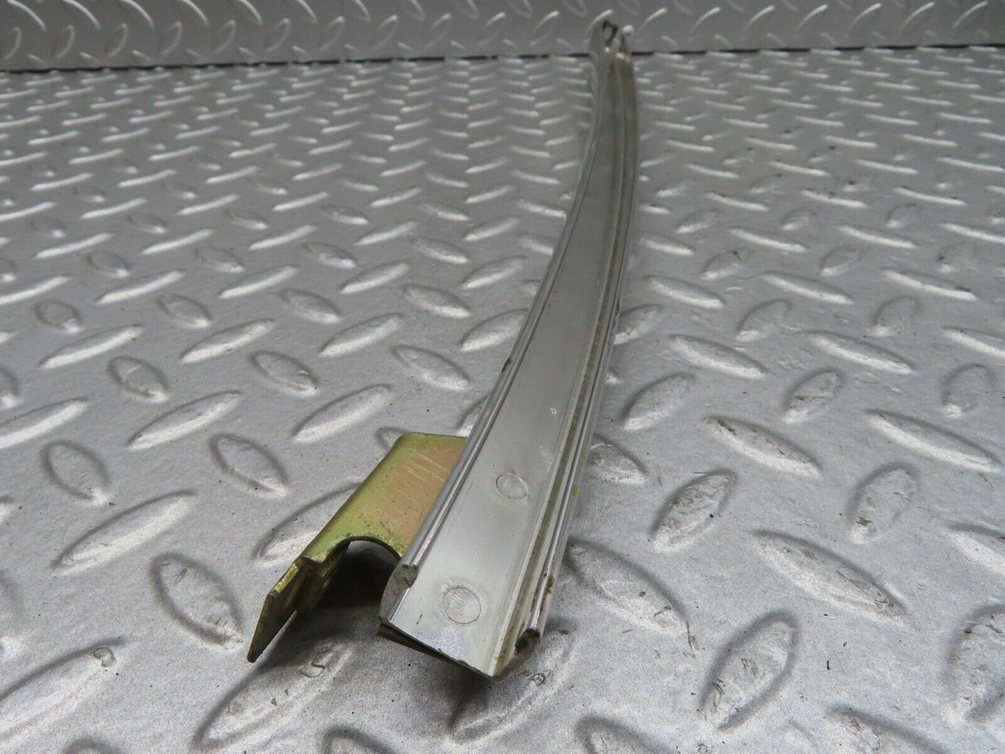 14329 Mercedes-Benz W116 350SE Rear Left Door Rear Chrome Window Channel