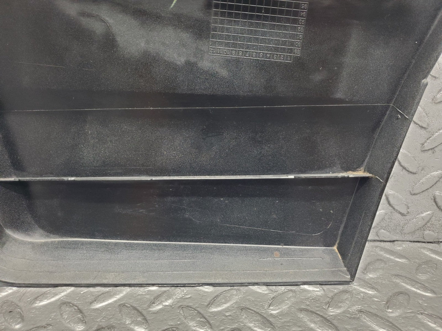 W201 Baby Benz rear right fender wing moulding trim used OEM