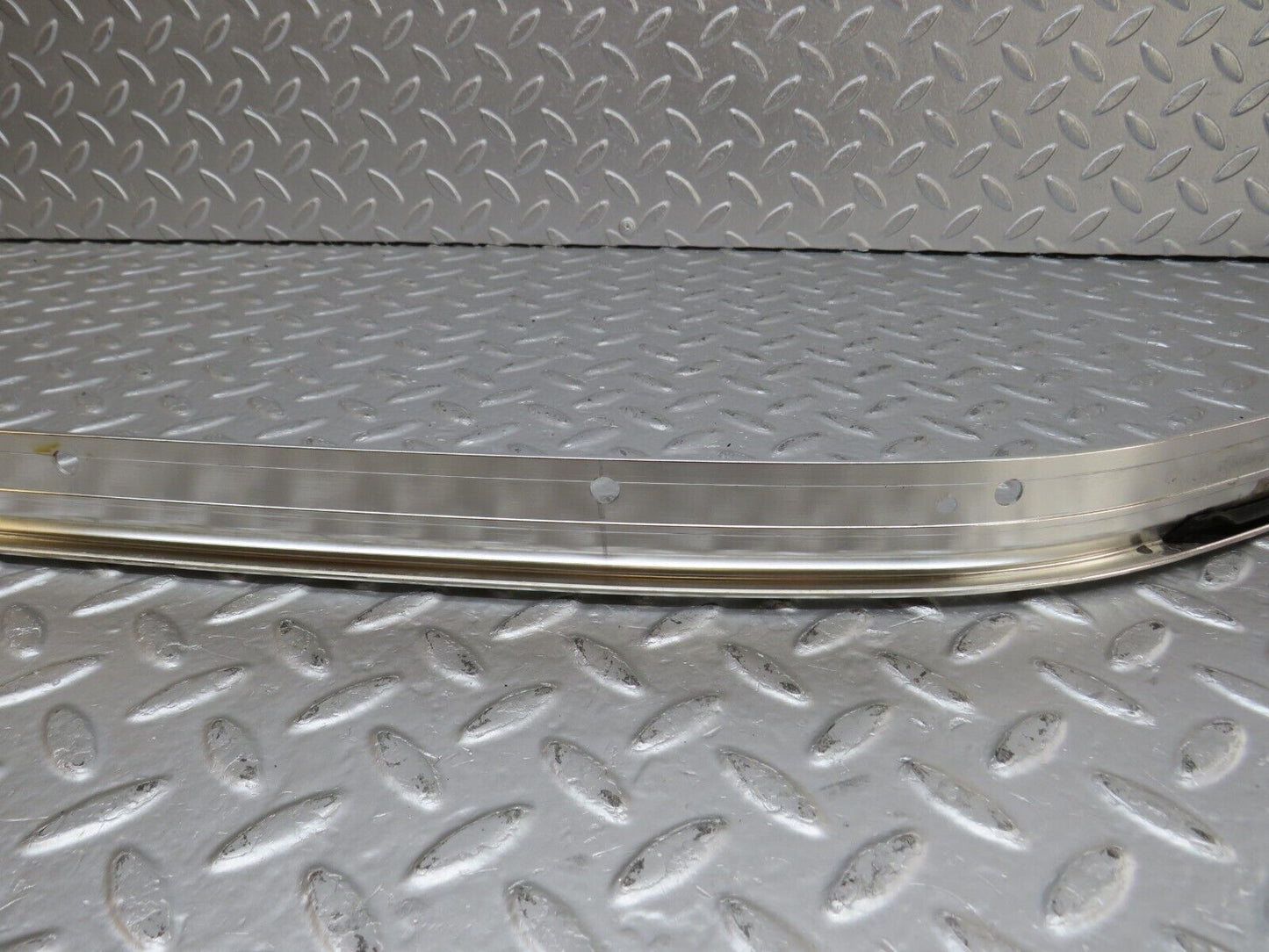 34457 Mercedes-Benz C126 380SEC Coupe Roof Chrome Trim Left Side