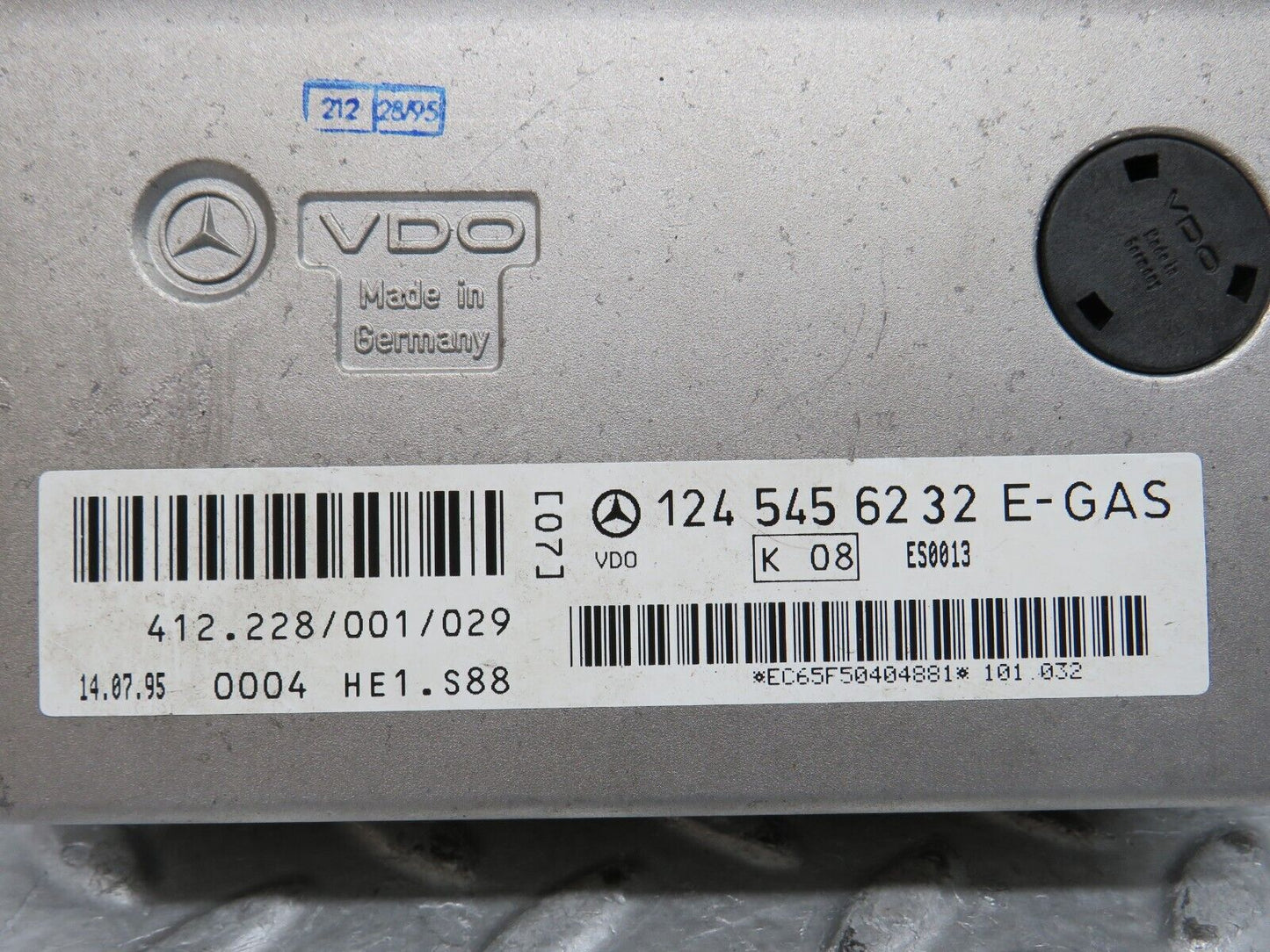 29067 Mercedes-Benz C124 320CE Coupe Cruise Control Module Unit 1245456232