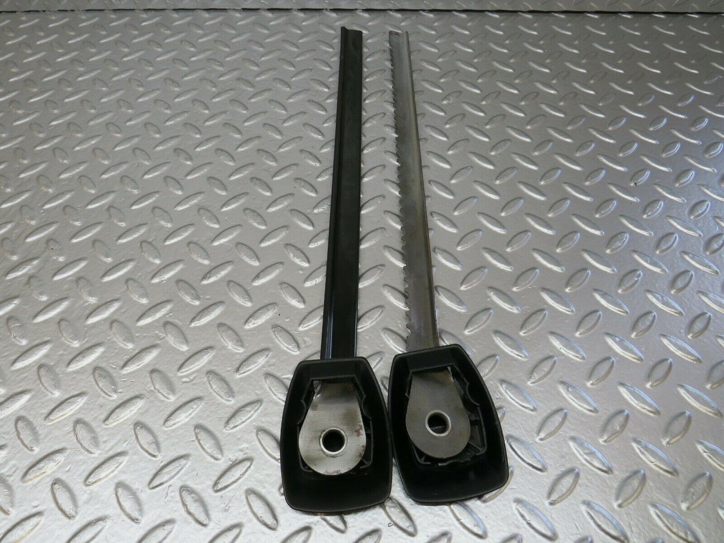 24391 Mercedes-Benz S124 220TE Seat Belt Runner With Cover Pair 1249193520