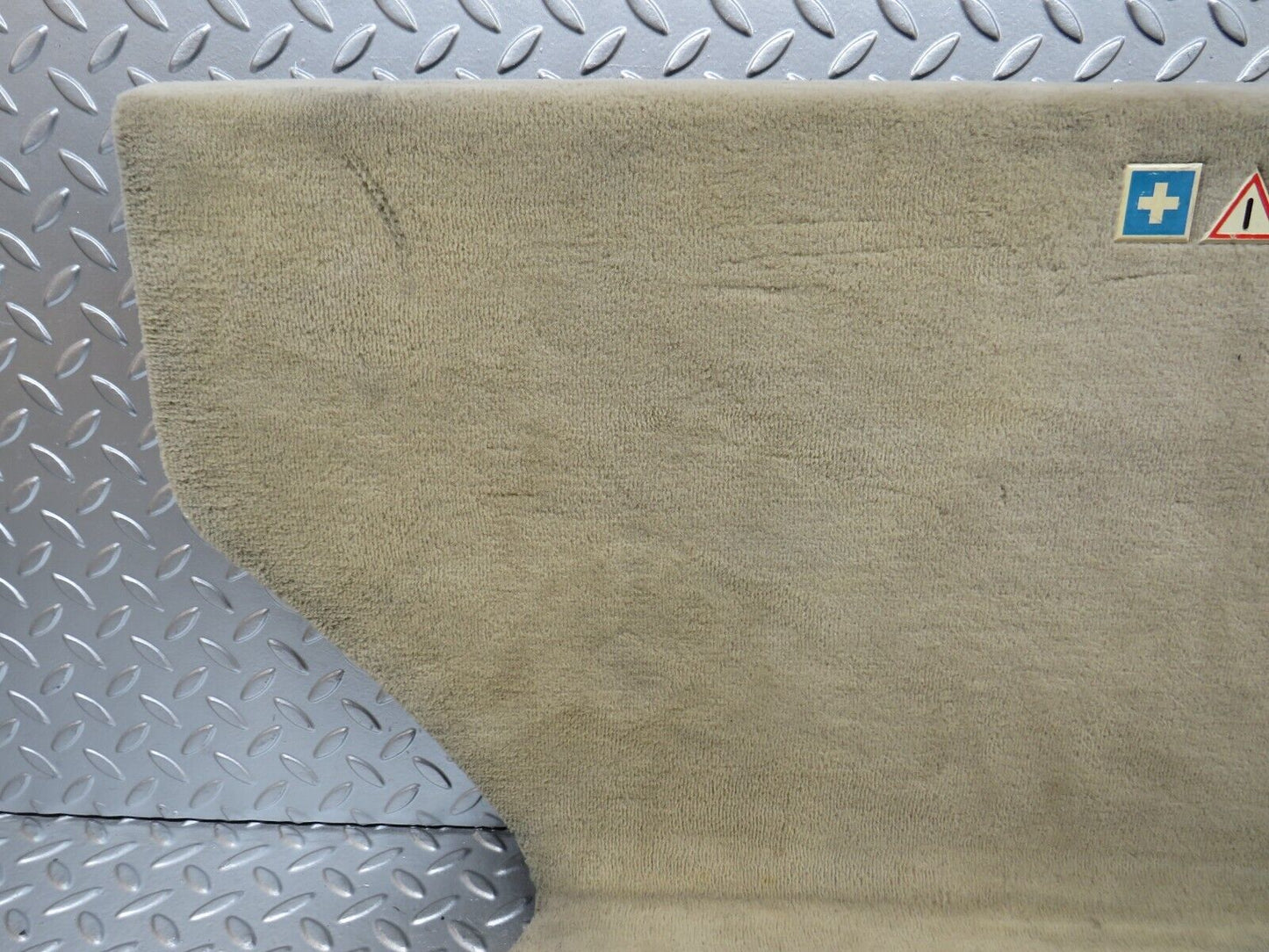 27571 Mercedes-Benz S124 300TE Trunk Boot Side Cover Panel Beige 1246925689