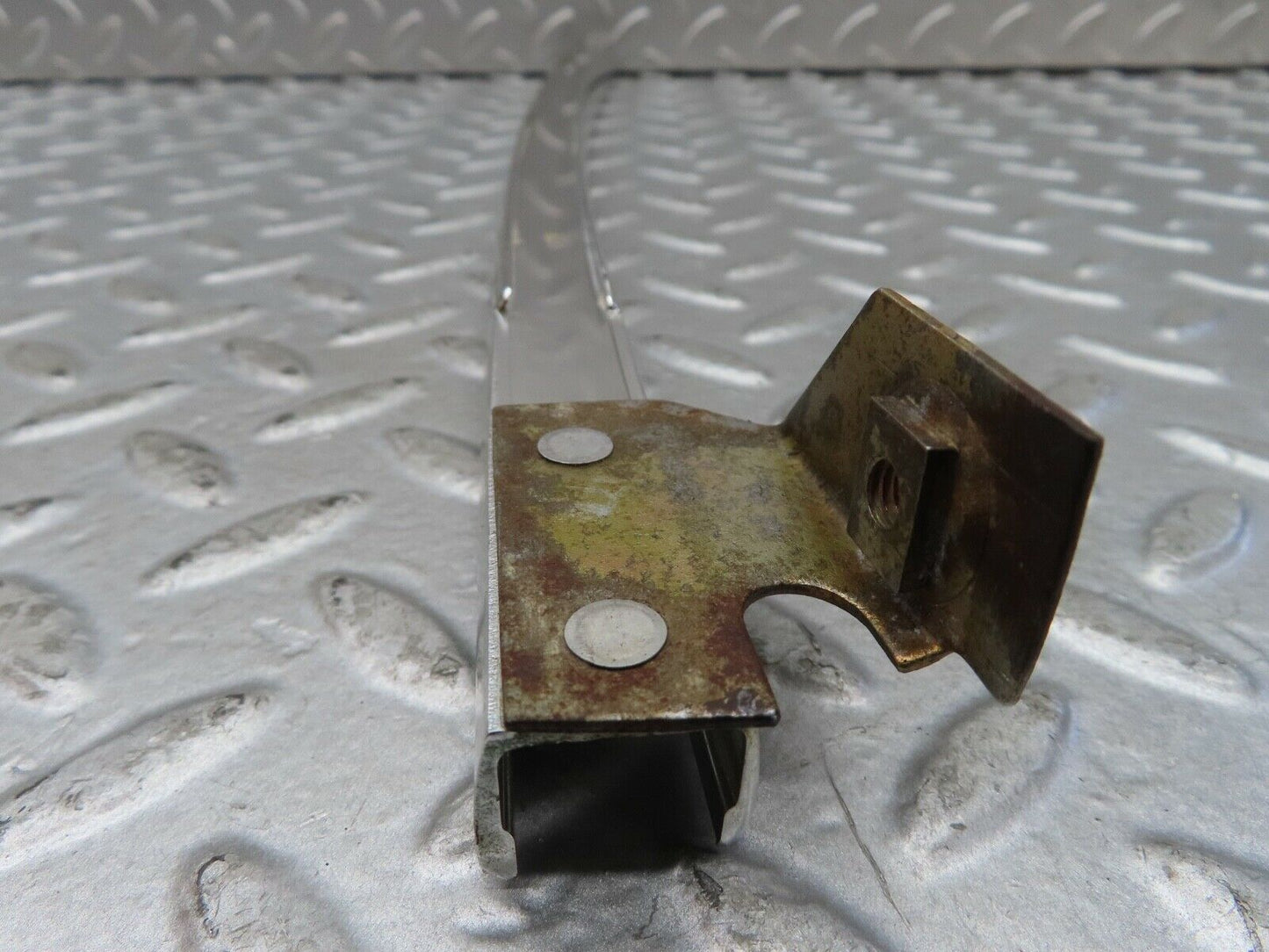 18801 Mercedes-Benz W116 Rear Left Door Chrome Window Channel 1167300319