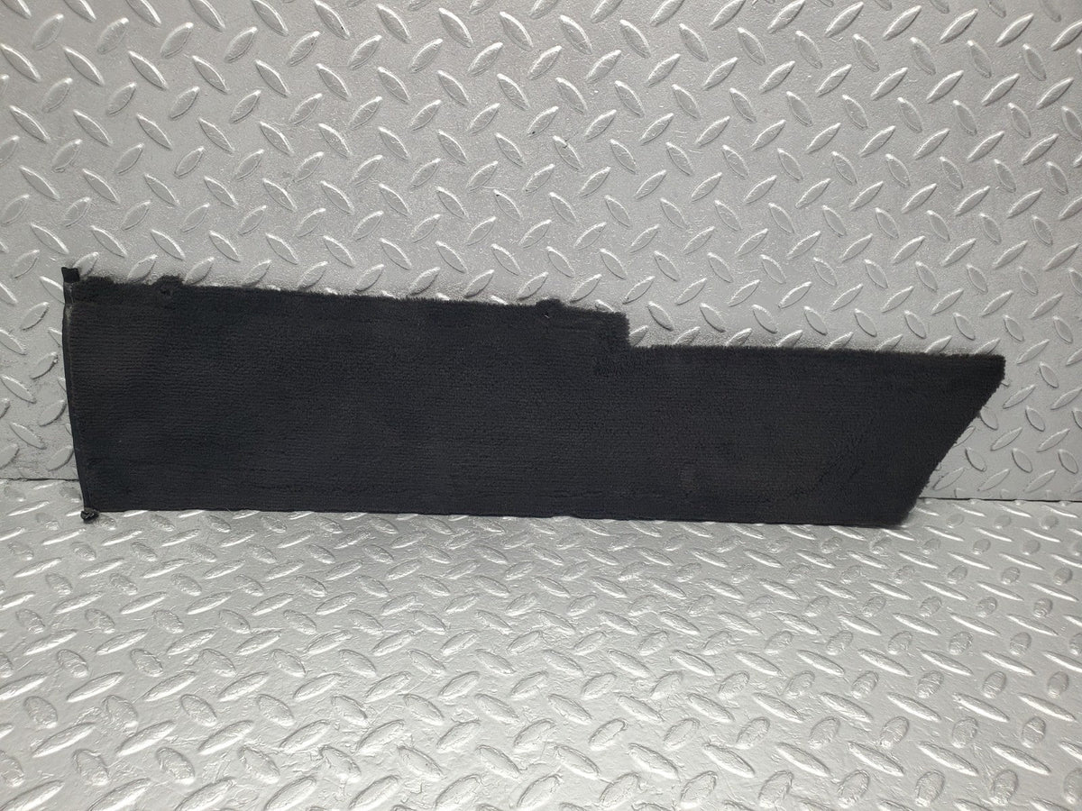 W201 Baby Benz door sill floor carpet left side black used OEM