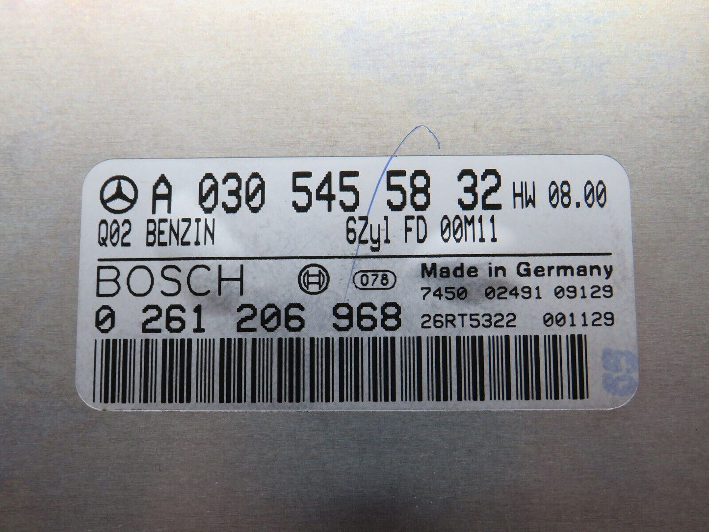 34761 Mercedes-Benz W210 320E Engine Control Unit Bosch 0305455832 0261206968