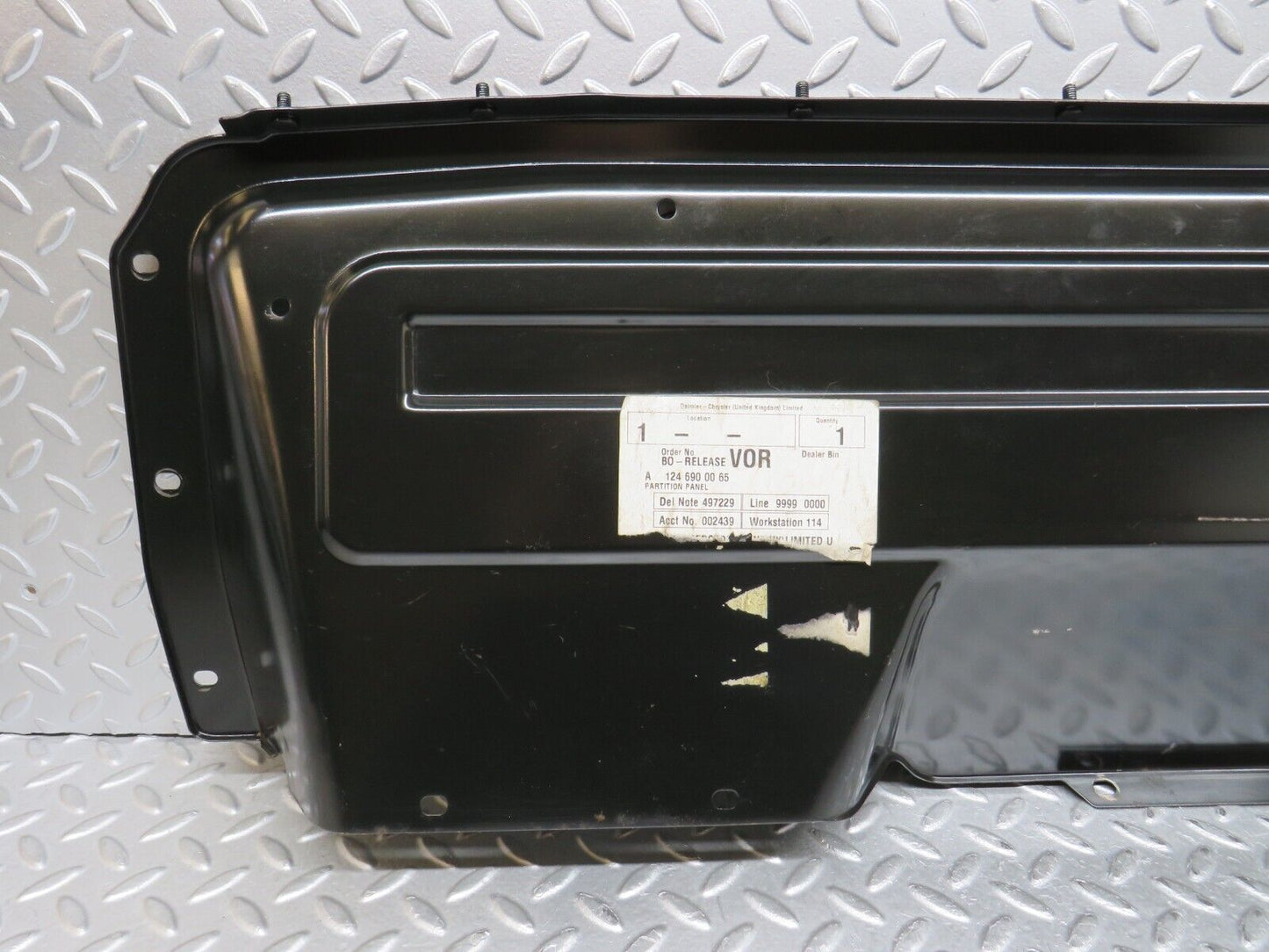 37888 Mercedes-Benz A124 320E Cabriolet Soft Top Cover Trunk Panel 1246900065