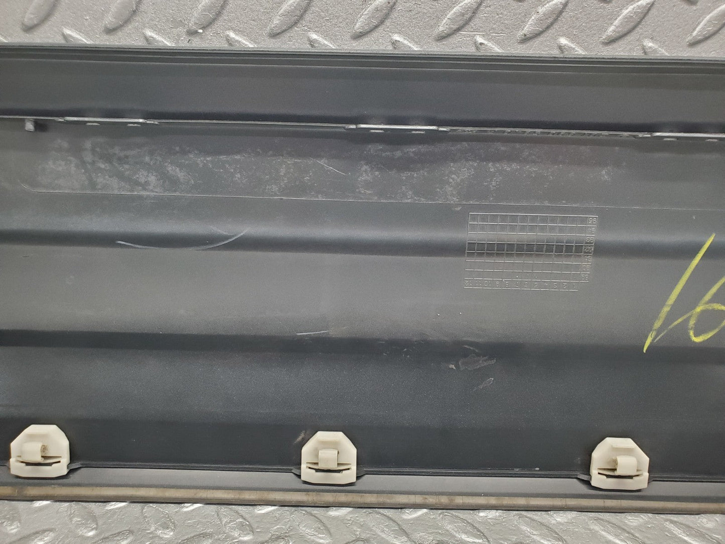 W201 Baby Benz rear right door moulding trim used OEM