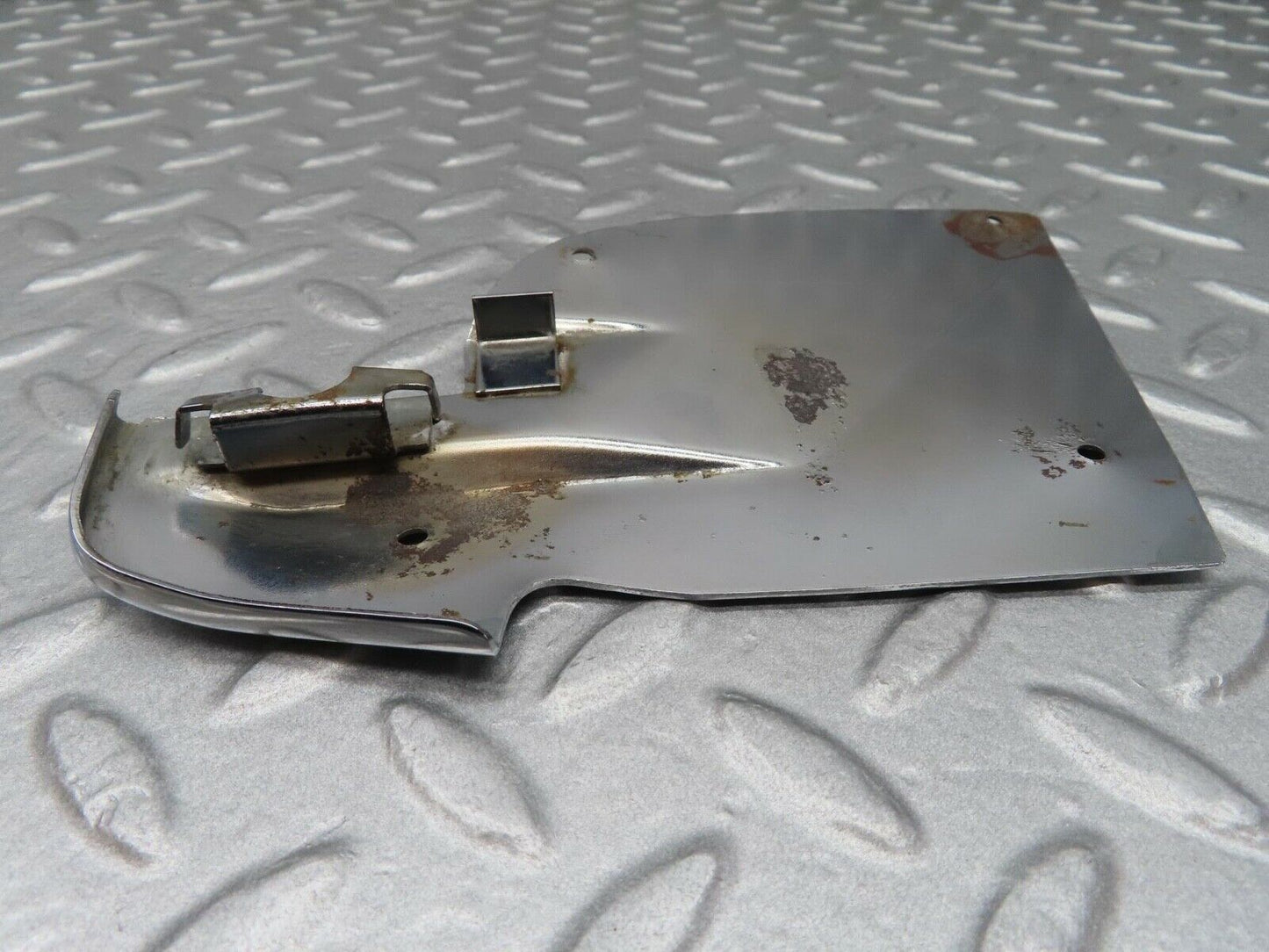 13974 Mercedes-Benz C107 280SLC B Pillar Chrome Cover Plate Right Side