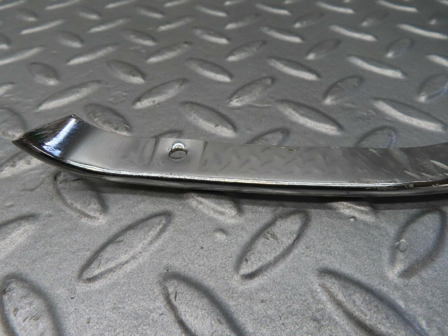 14215 Mercedes-Benz W116 350SE Headlight Upper Chrome Fender Wing Trim Pair