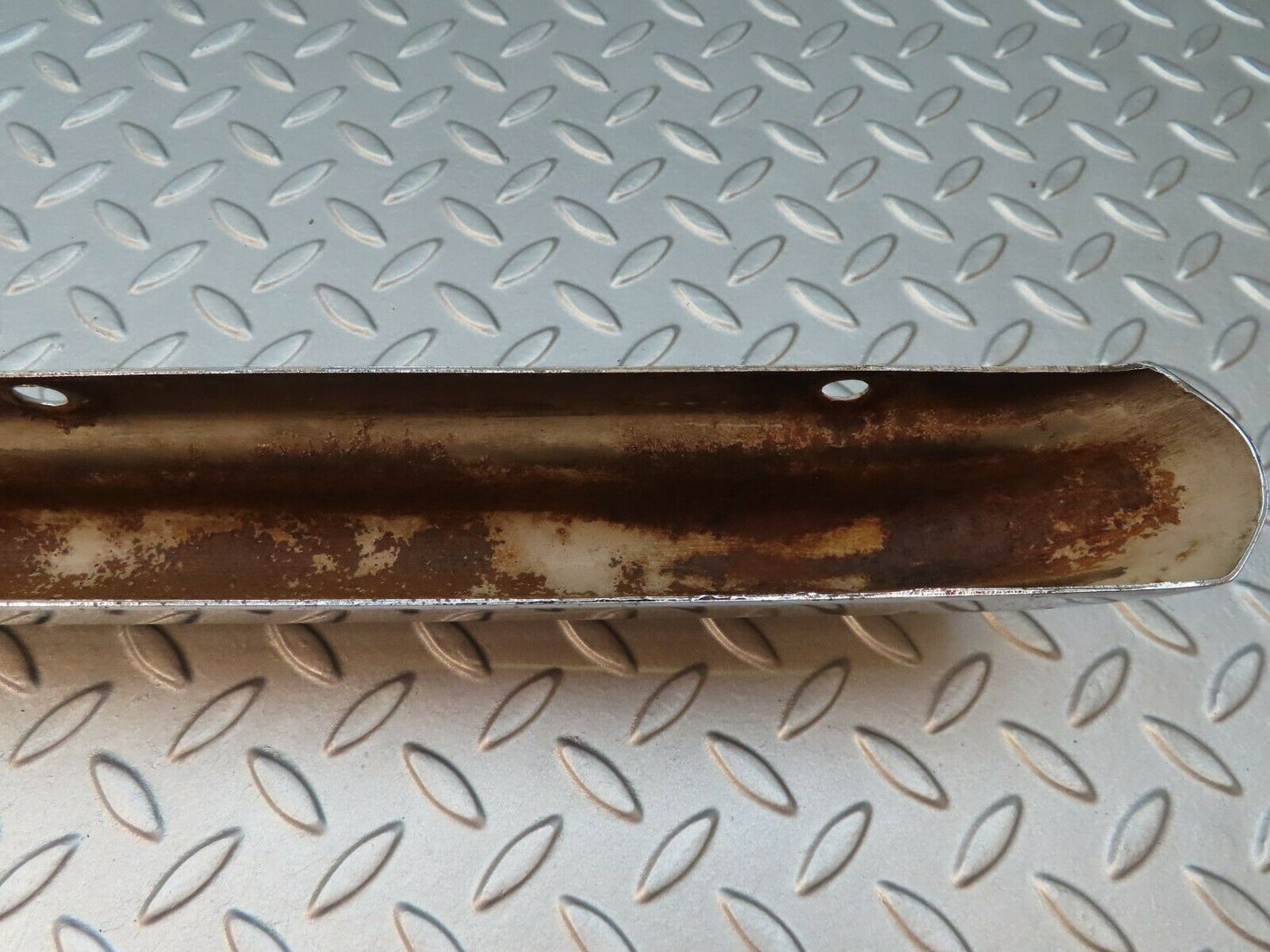 3475 Mercedes-Benz W108 280SE Rear Left Upper Bumper Chrome