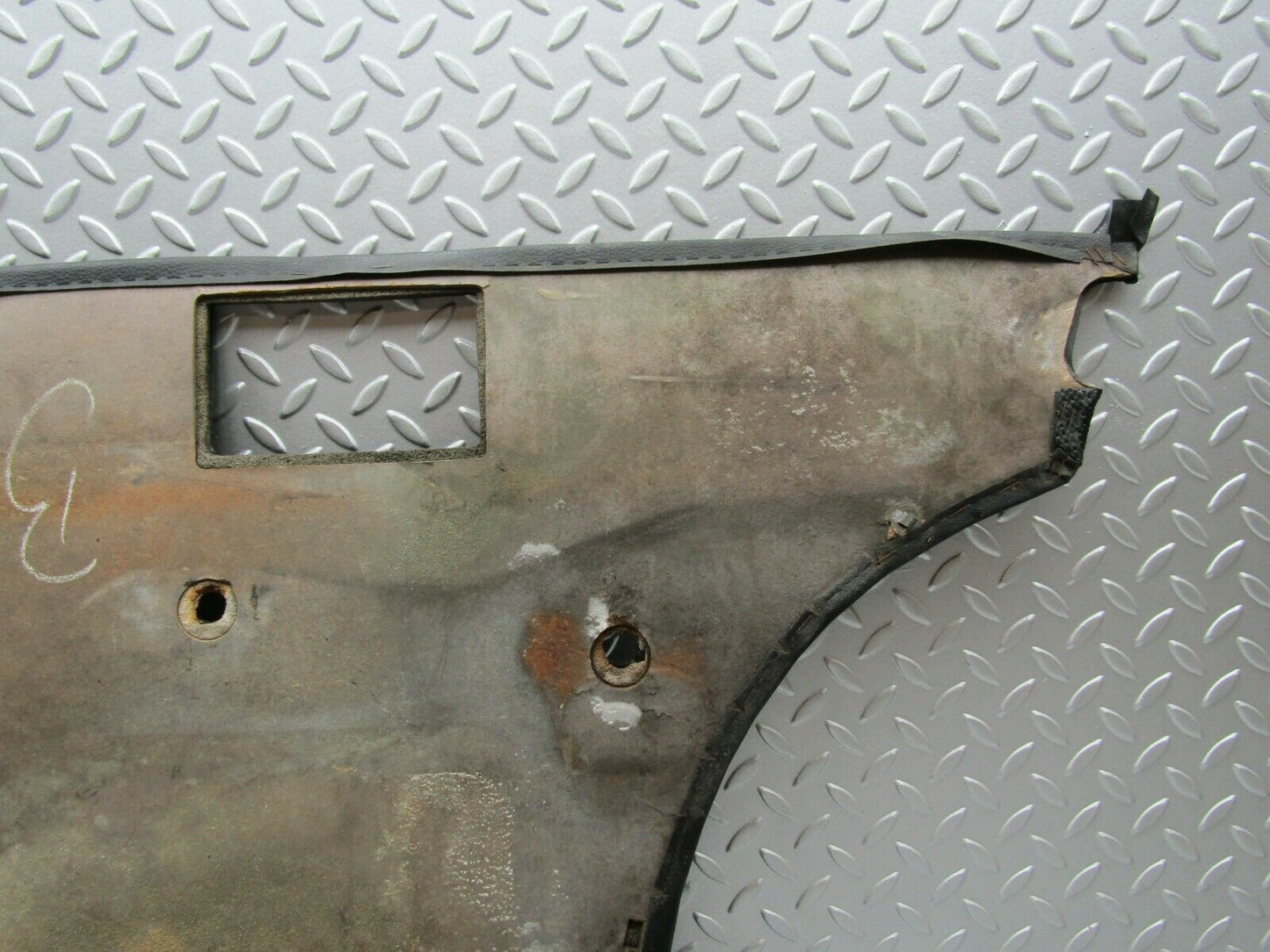 3265 Mercedes-Benz W115 220D Rear Left Door Card Black