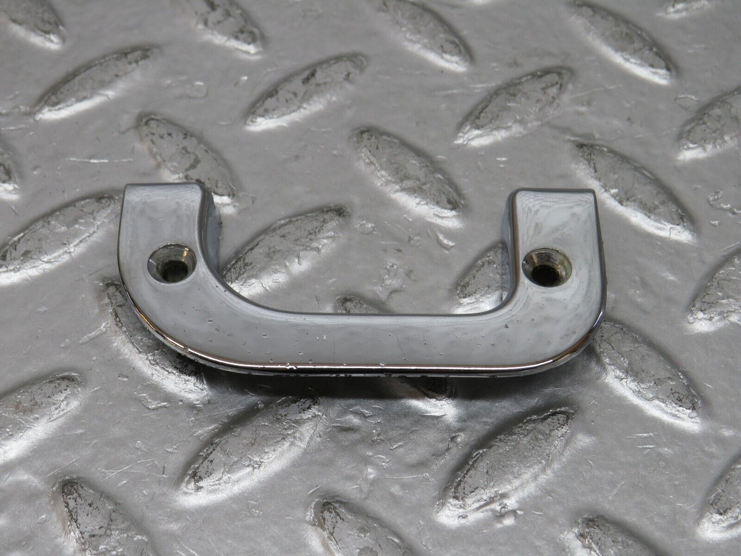 29681 Mercedes-Benz W123 230E Right Interior Chrome Door Latch Trim 1237230224