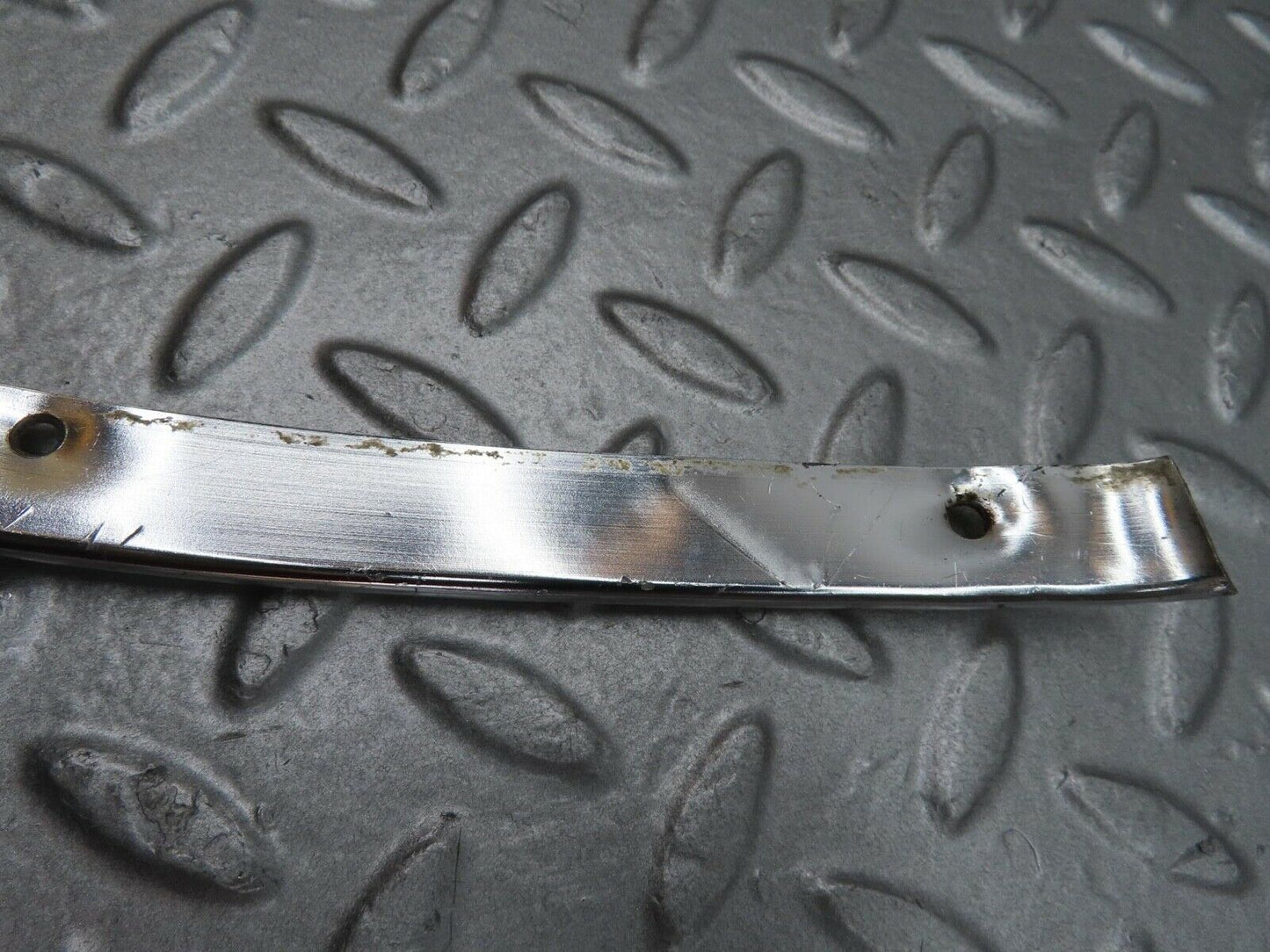 14163 Mercedes-Benz C107 280SLC Headlight Upper Chrome Fender Trim Left Pair
