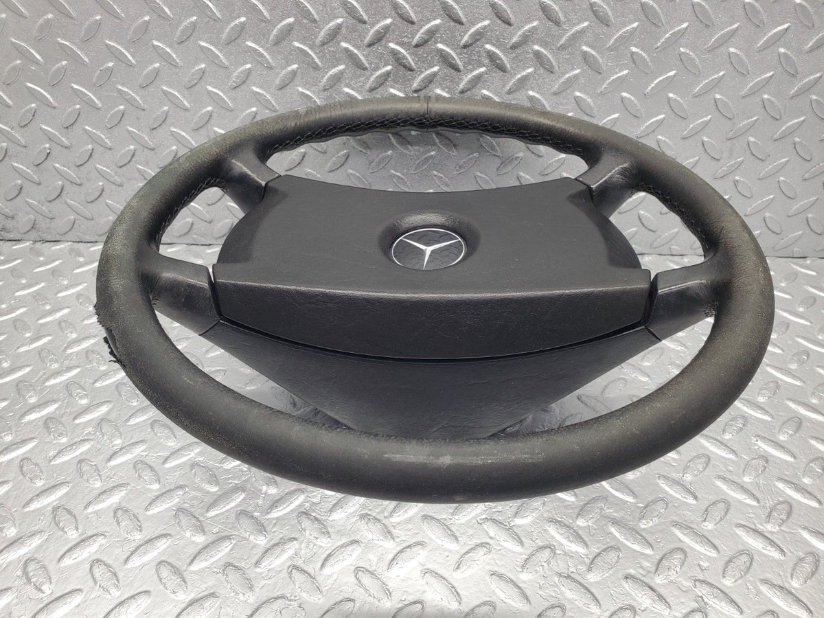 W201 Baby Benz leather steering wheel used OEM