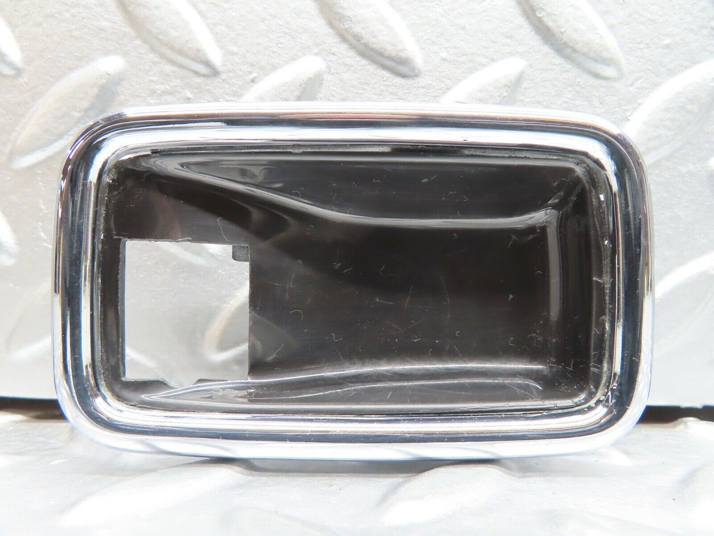 21080 Mercedes-Benz W123 230E Chrome Frame For Door Opener Left 1087660511