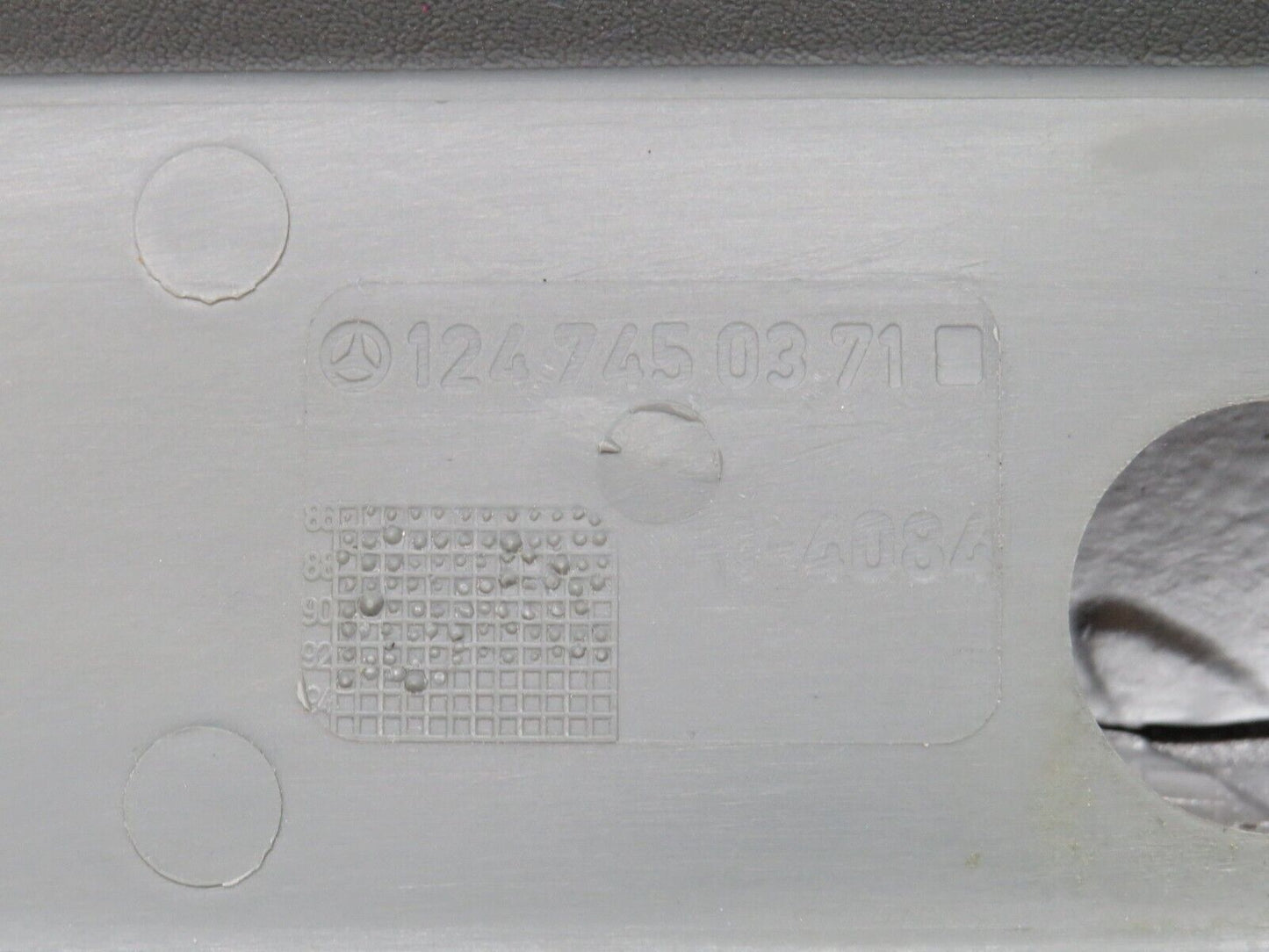31287 Mercedes-Benz S124 220TE Tailgate Inner Cover Panel Grey 1247450371