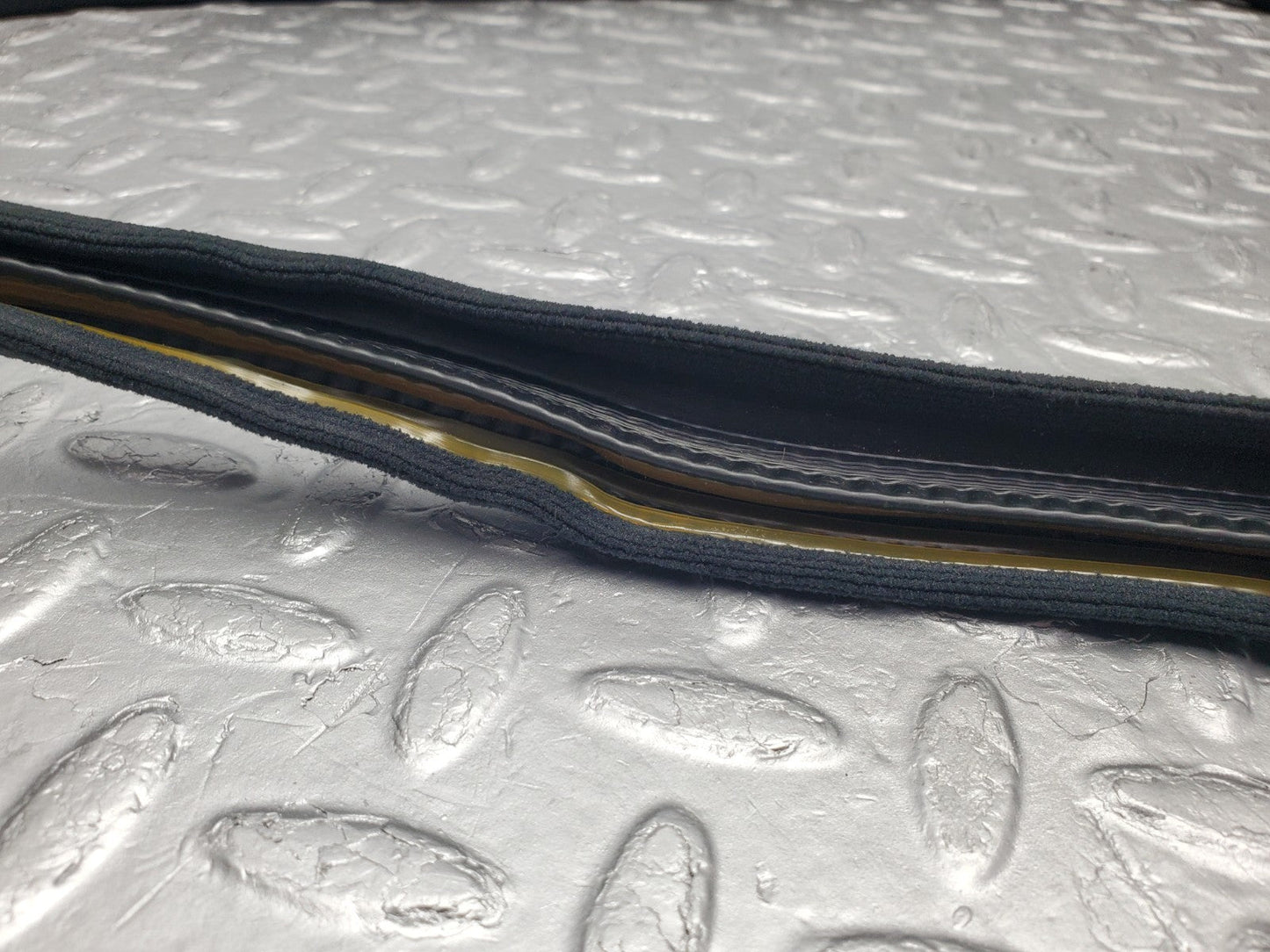 W201 Baby Benz door edge seal rear left side black used OEM