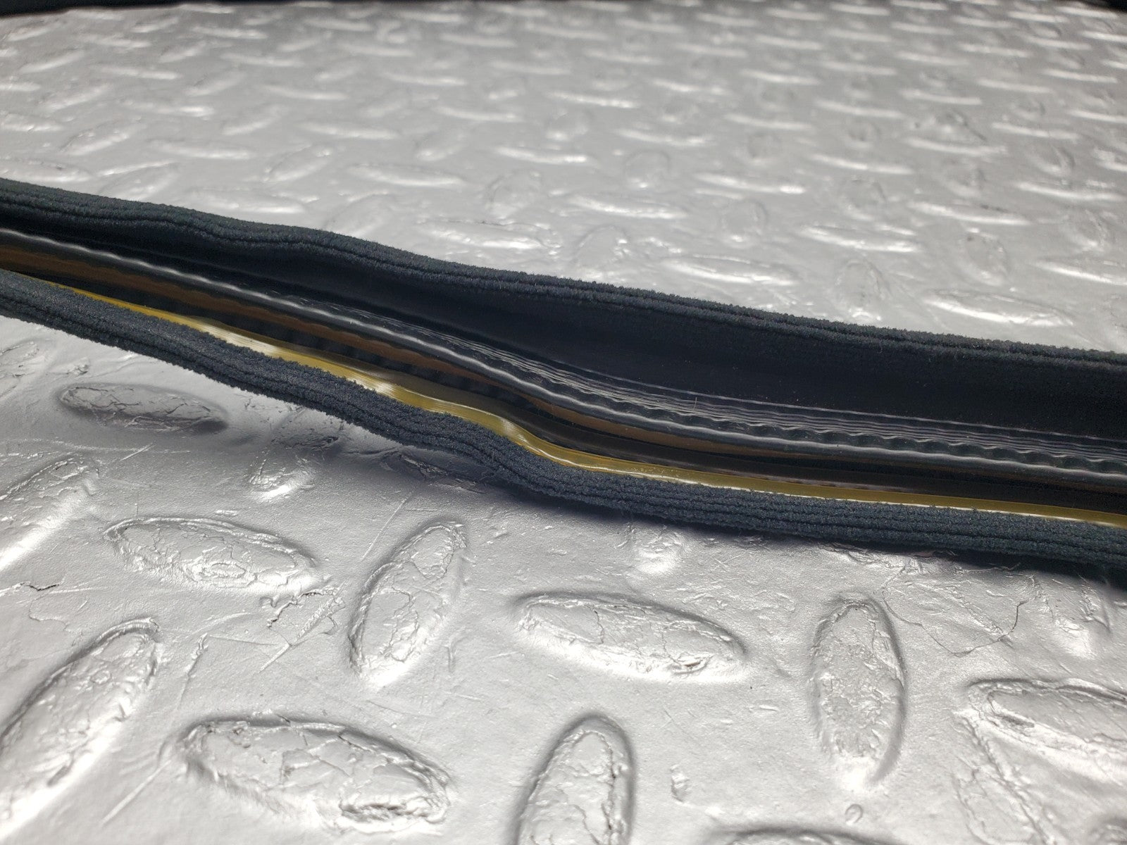 W201 Baby Benz door edge seal rear left side black used OEM