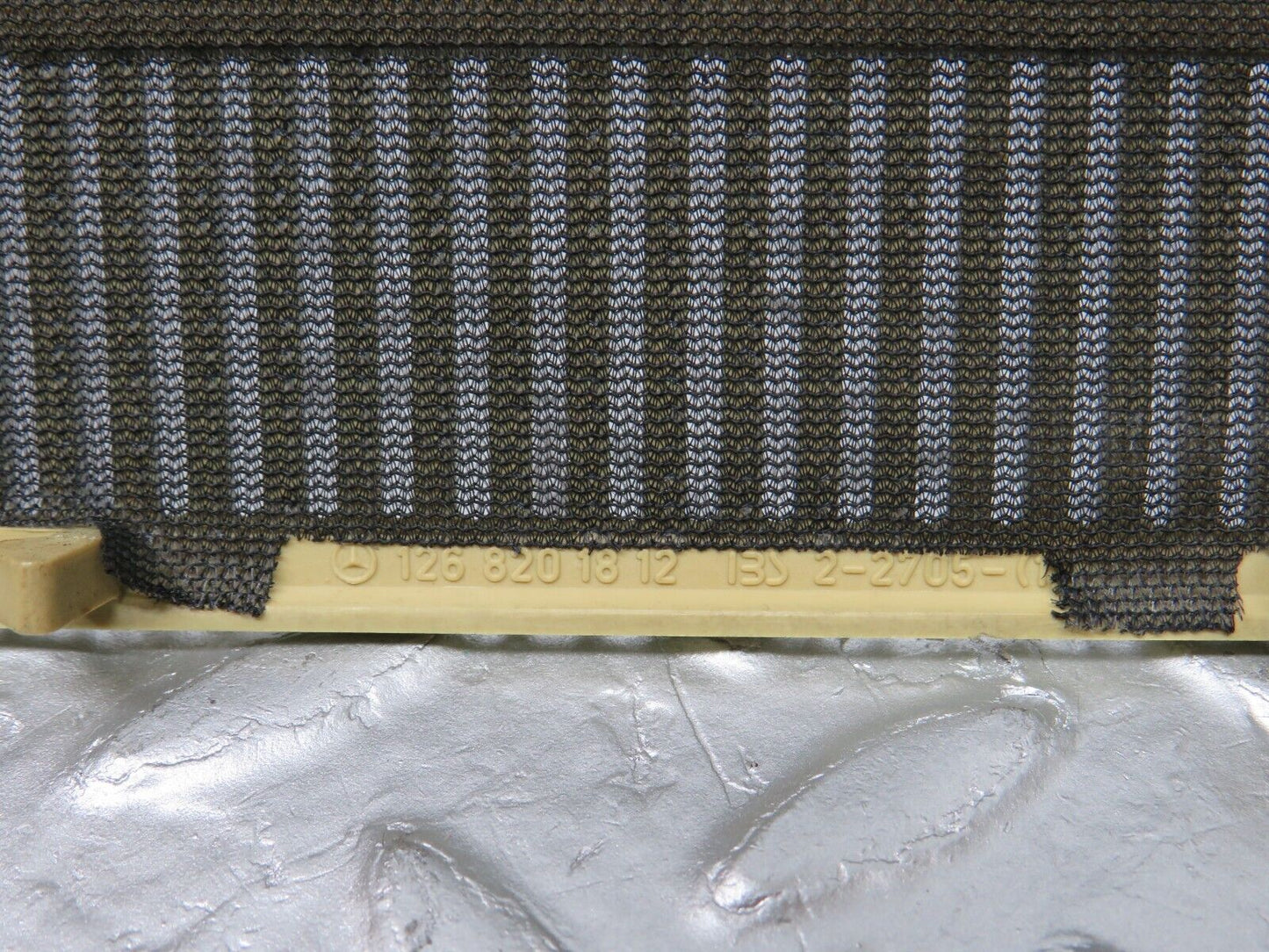 34375 Mercedes-Benz C126 380SEC Coupe Parcel Shelf Speaker Cover Pair