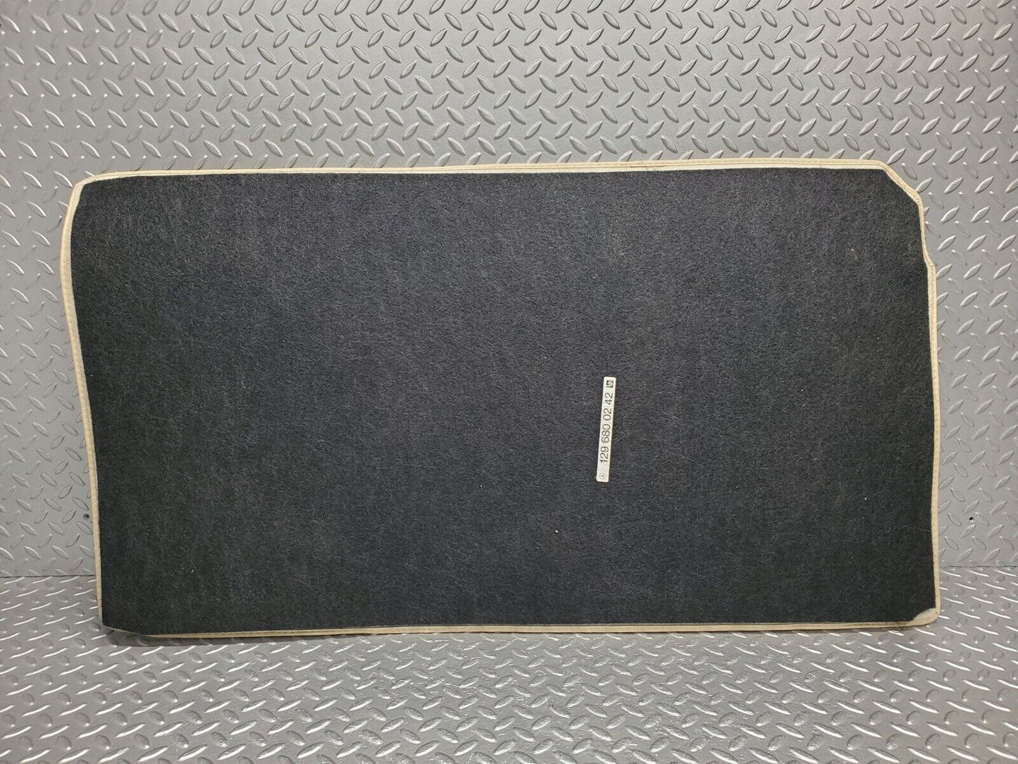 46865 Mercedes-Benz R129 320SL Coupe Trunk Boot Floor Carpet Beige 1296800242