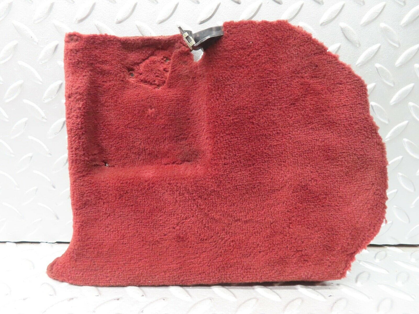 21503 Mercedes-Benz W126 300SE Front Left Kick Panel Burgundy Red 1266880306