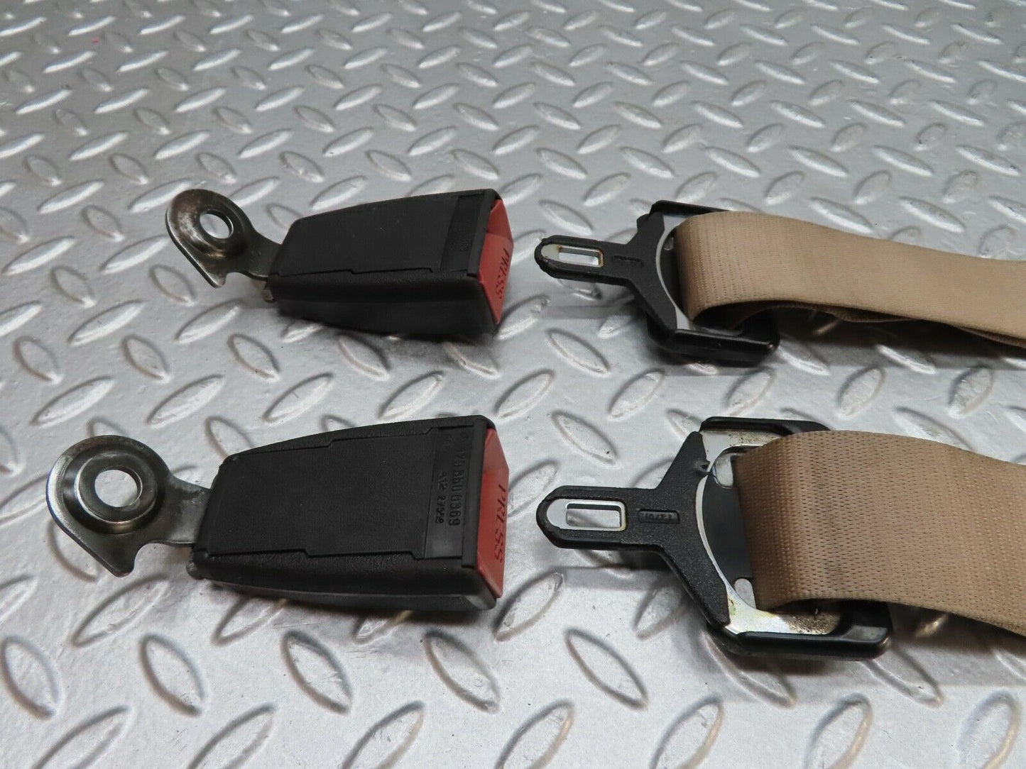 20107 Mercedes-Benz R129 300SL Coupe Rear Seat Belt With Buckles 1298600369
