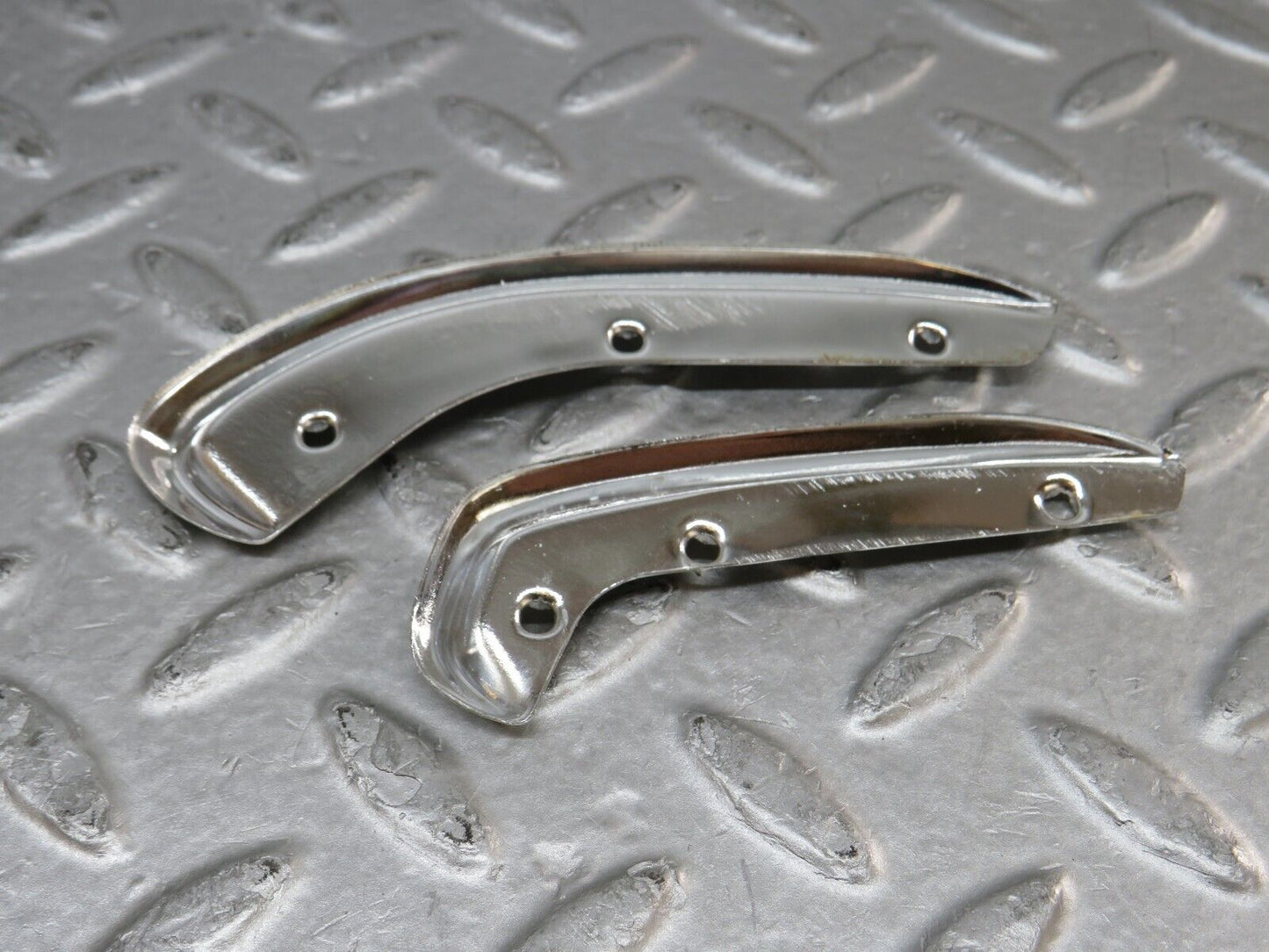 37299 Mercedes-Benz W109 300SEL Interior Door Handle Chrome Trim Pair Left