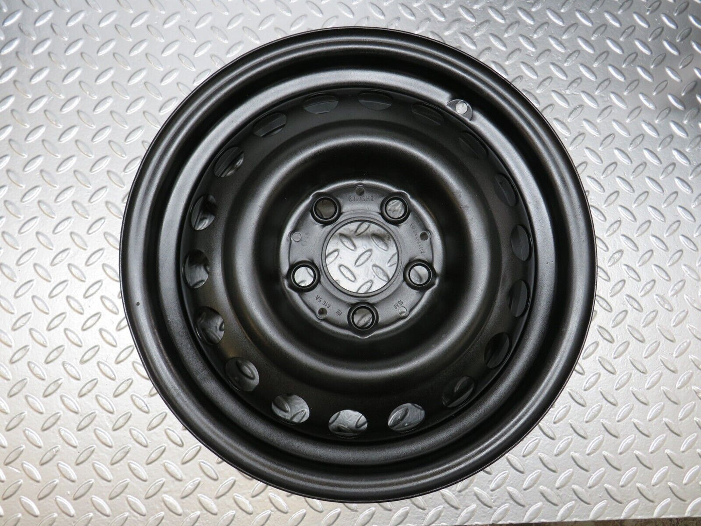 25441 Mercedes-Benz Steel Wheel Set of 4 6Jx15H2 ET49 5x112 1244000602