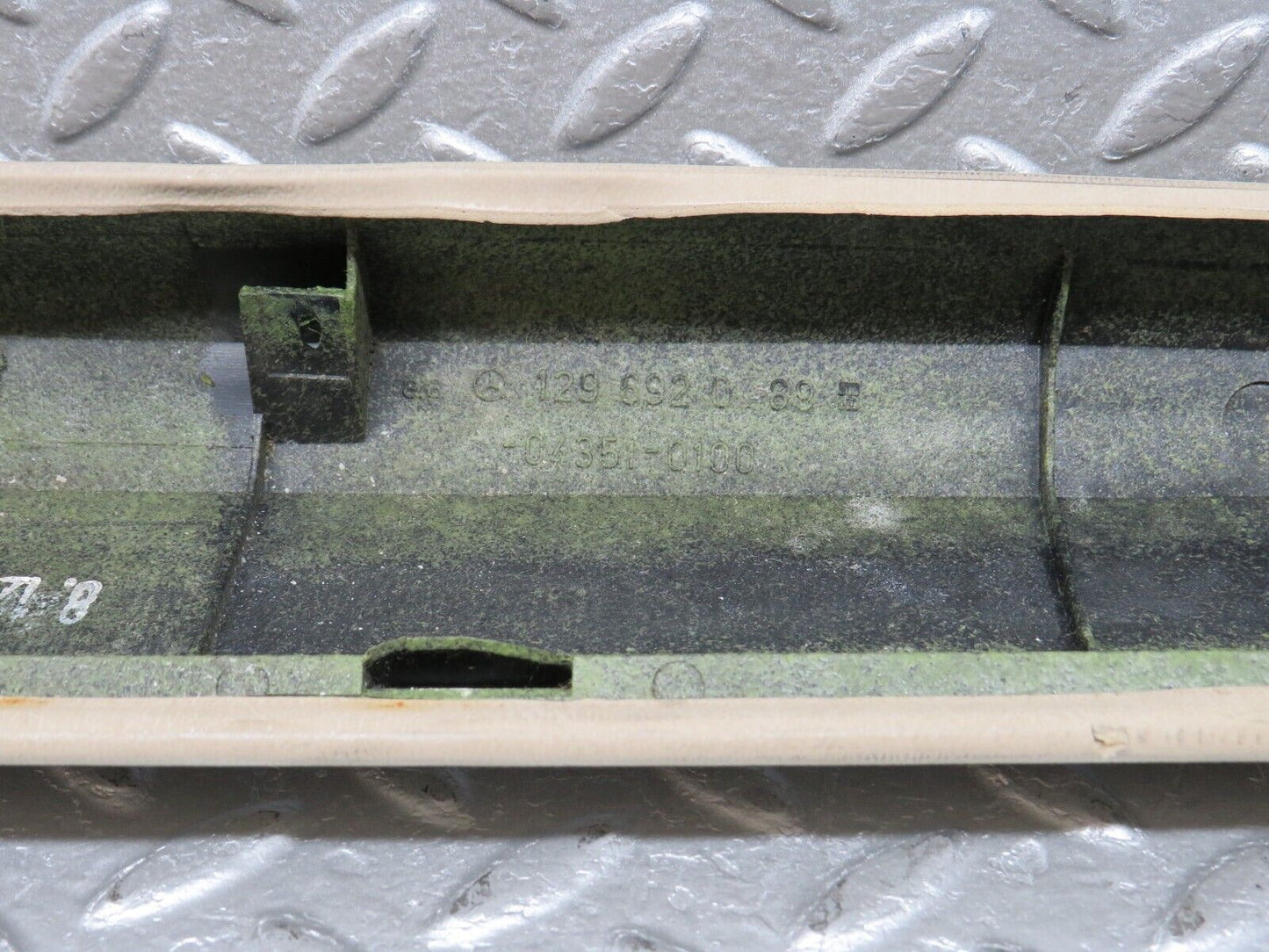 38301 Mercedes-Benz R129 280SL Coupe A Pillar Cover Right Side Beige 1296920289