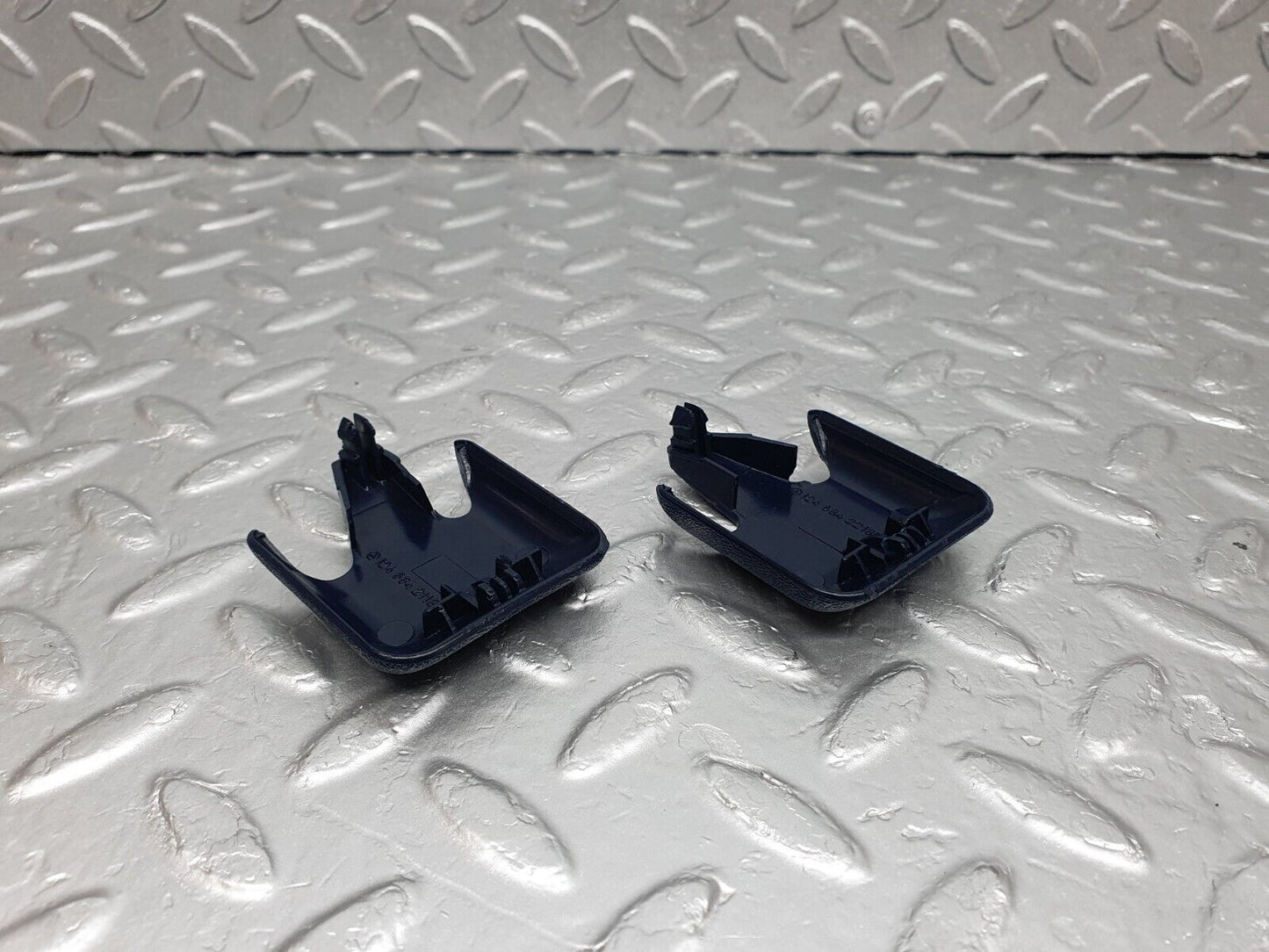 42905 Mercedes-Benz W201 190 2.0L Front Seat Rail Trim Cover Blue 1246842118 1246842218