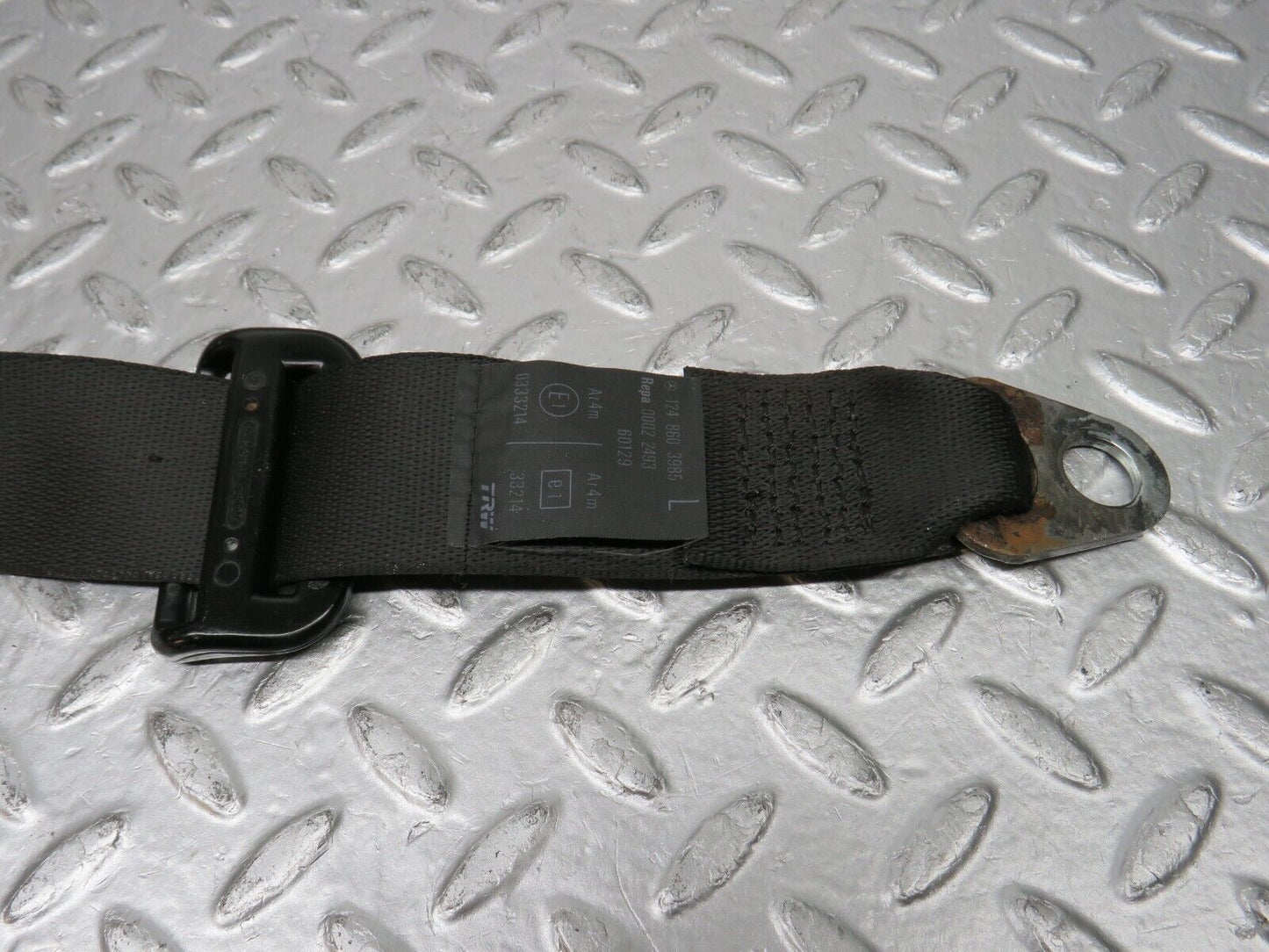 32636 Mercedes-Benz S124 300TE Front Left Seat Belt With Buckle 1248603985