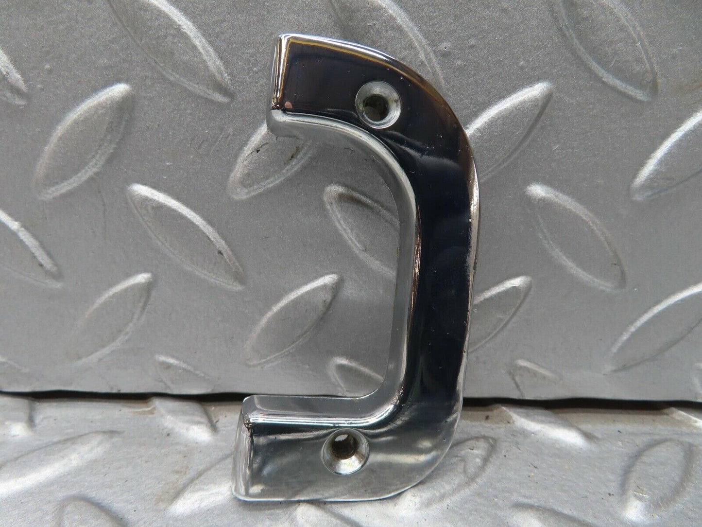 13555 Mercedes-Benz W123 200 Left Interior Chrome Door Latch Trim 1237230124