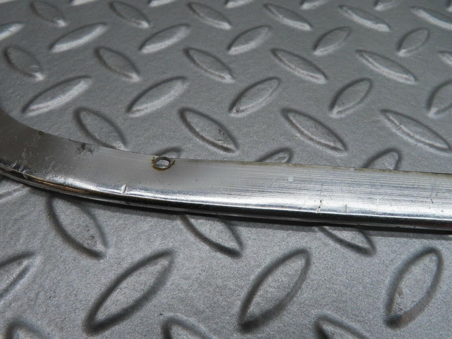 14163 Mercedes-Benz C107 280SLC Headlight Upper Chrome Fender Trim Left Pair