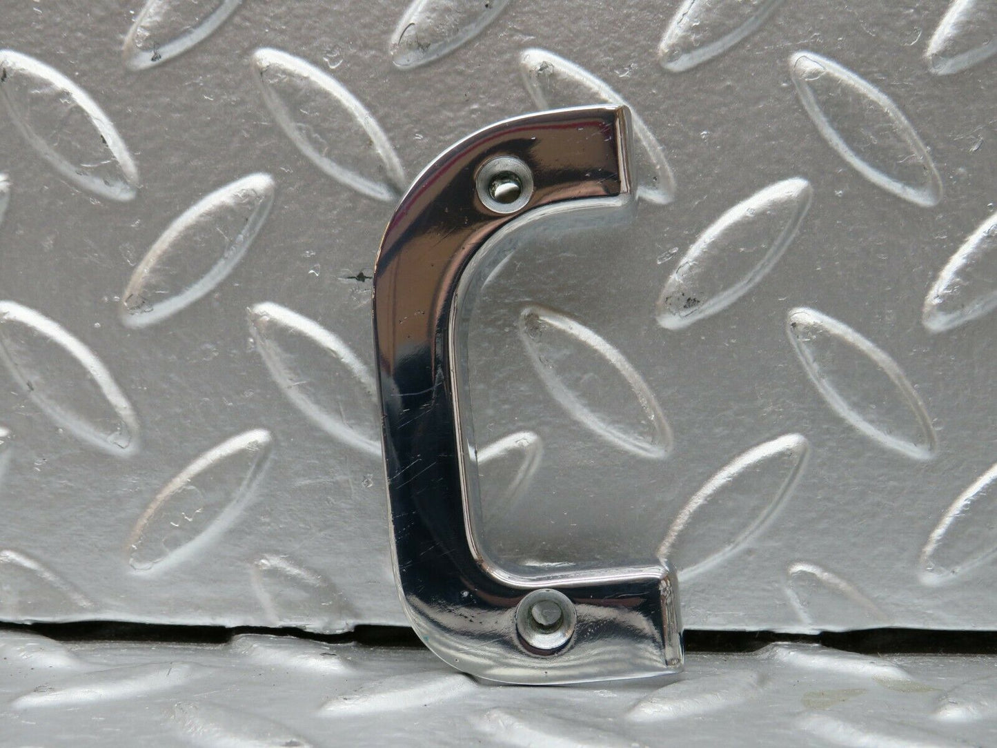 23992 Mercedes-Benz W123 280E Right Interior Chrome Door Latch Trim 1237230224
